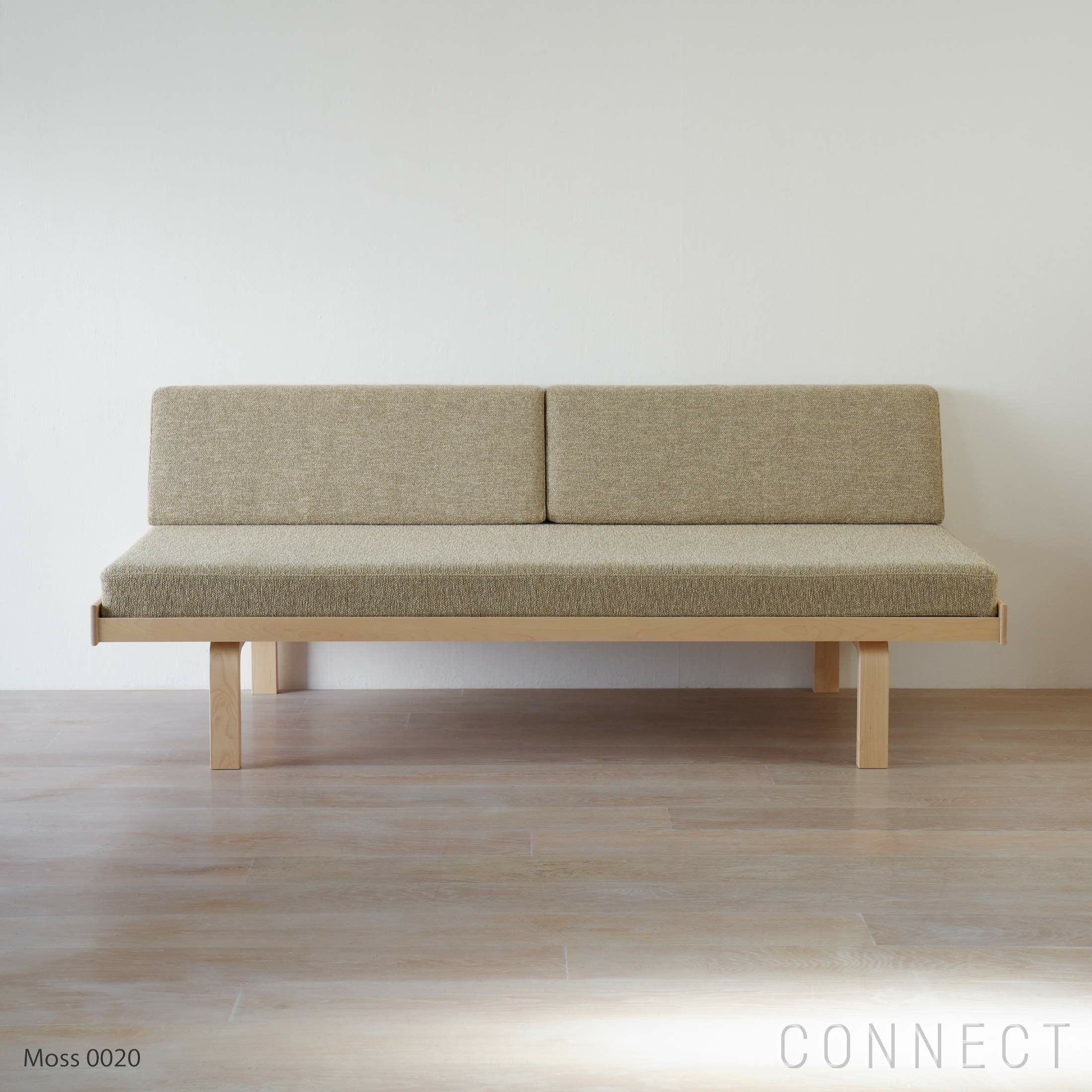 Artek（アルテック） / DAY BED 710（デイベッド） / バーチ材・ナチュラルラッカー仕上げ / Moss 0020 / ソファ【CONNECTオリジナル】