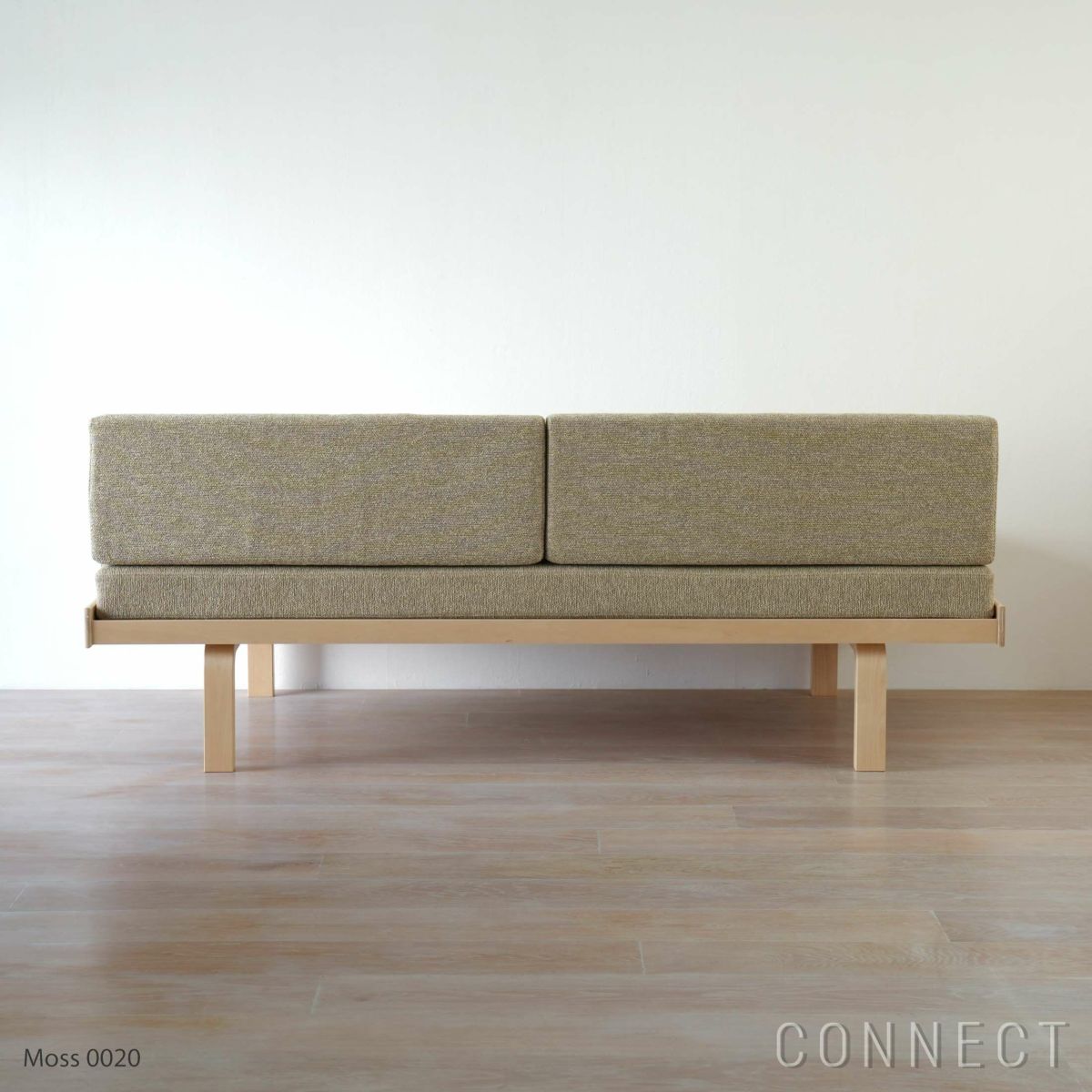Artek（アルテック） / DAY BED 710（デイベッド） / バーチ材・ナチュラルラッカー仕上げ / Moss 0020 / ソファ【CONNECTオリジナル】