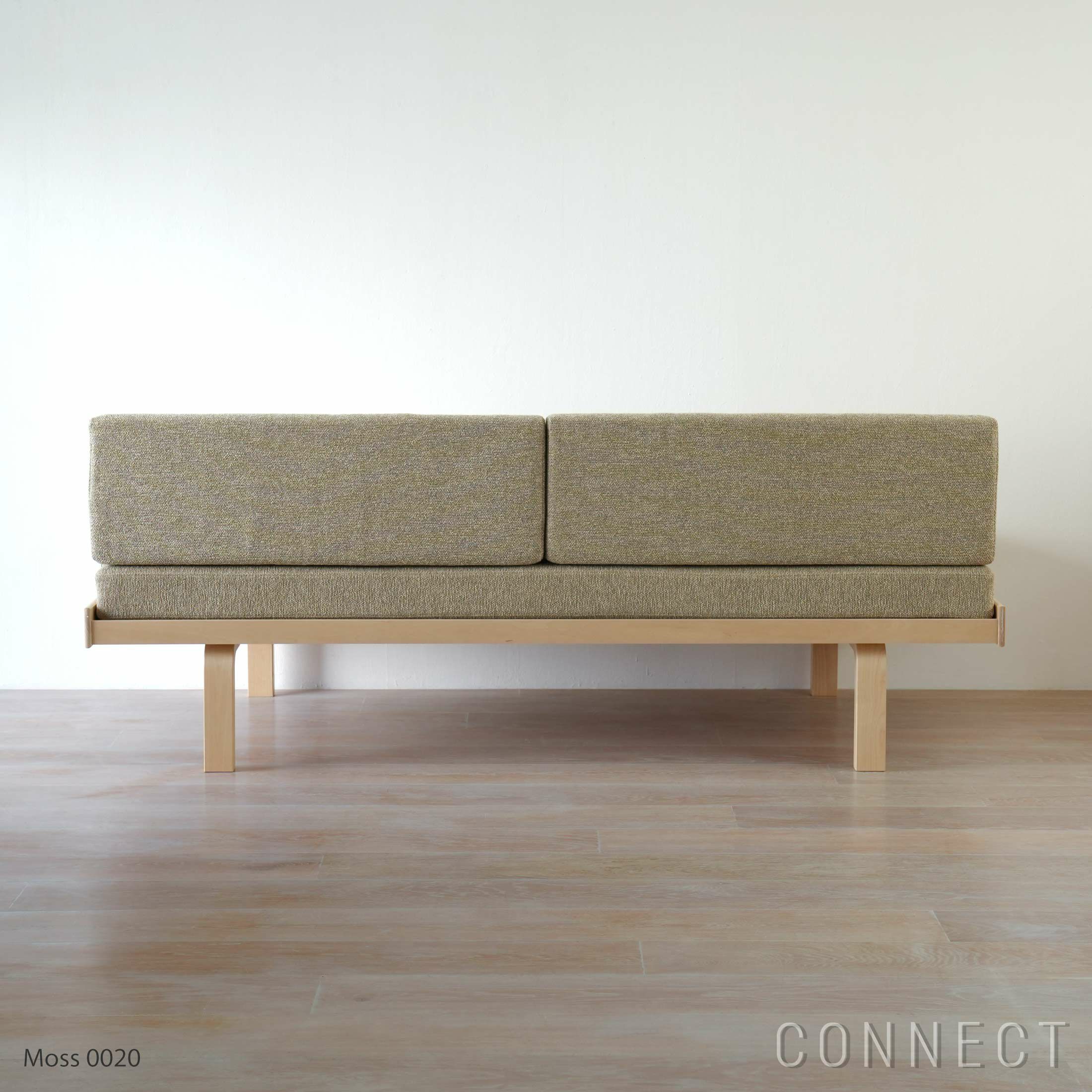 Artek（アルテック） / DAY BED 710（デイベッド） / バーチ材・ナチュラルラッカー仕上げ / Moss 0020 / ソファ【CONNECTオリジナル】