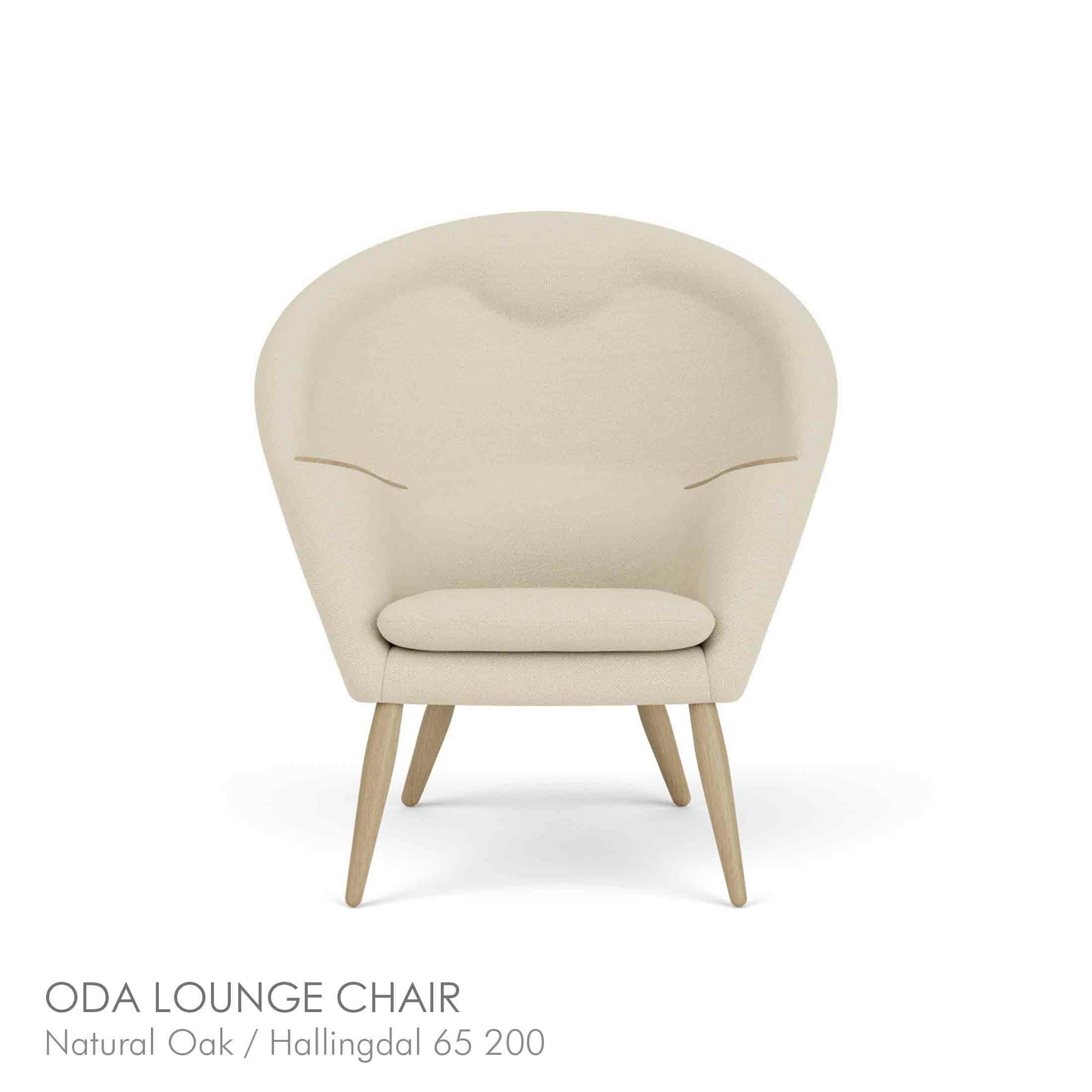 Audo Copenhagen（オドー・コペンハーゲン） / ODA LOUNGE CHAIR（オダ ラウンジチェア） /Natural Oak / Hallingdal 65 200