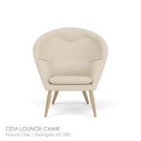 Audo Copenhagen（オドー・コペンハーゲン） / ODA LOUNGE CHAIR（オダ ラウンジチェア） /Natural Oak / Hallingdal 65 200