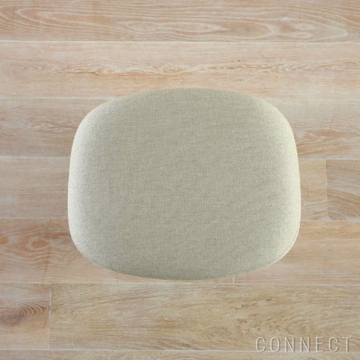 FRITZ HANSEN（フリッツ・ハンセン） / FRI FOOT STOOL（フリチェア用フットスツール） / ウッドベース / Sunniva（スニバ）233 ライトベージュ×Moss（モス）0019