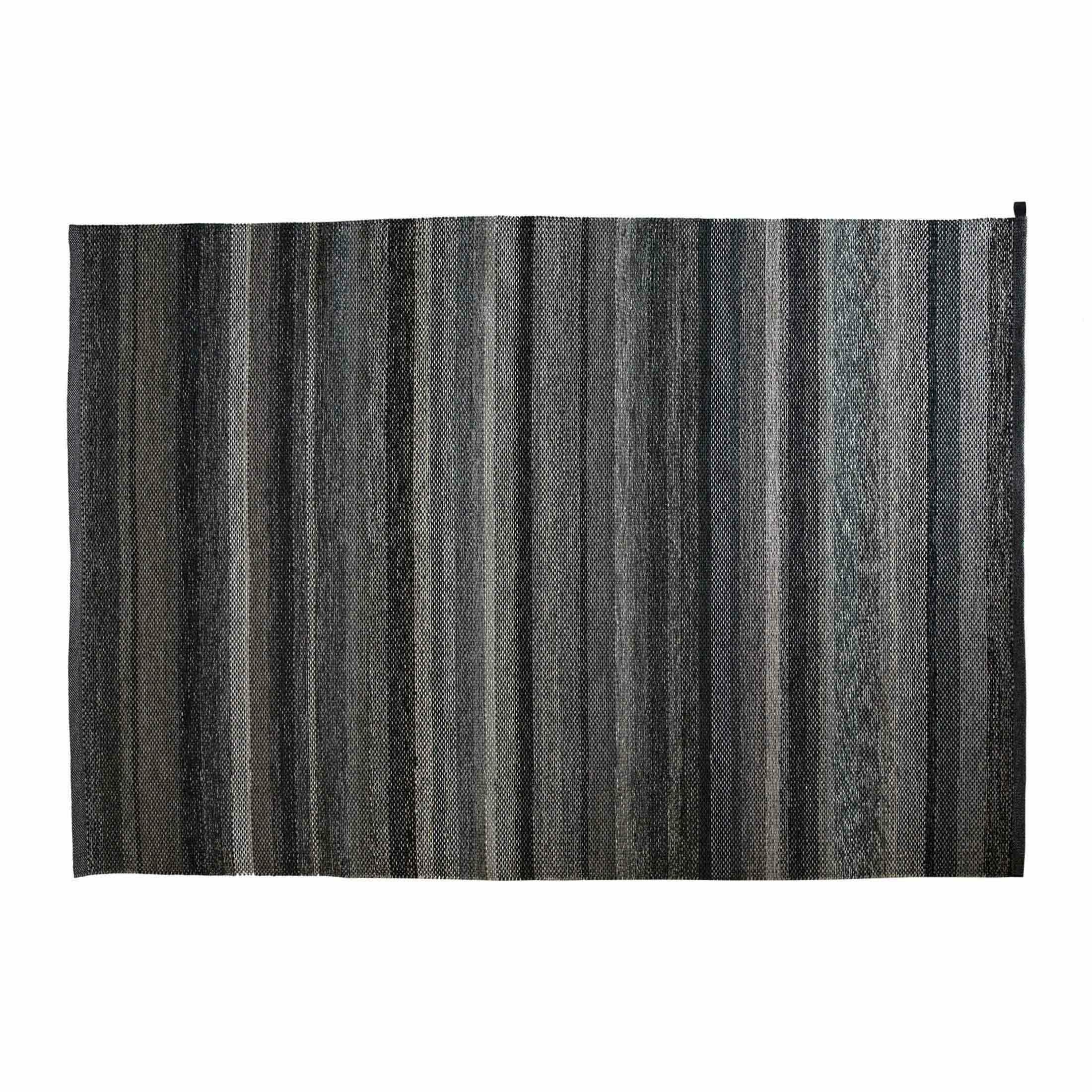 【アウトレット】KASTHALL（カスタール） / HARVEST（ハーベスト）/ブラック＆グレイ（170cm×240cm） / 1015711 / ラグ