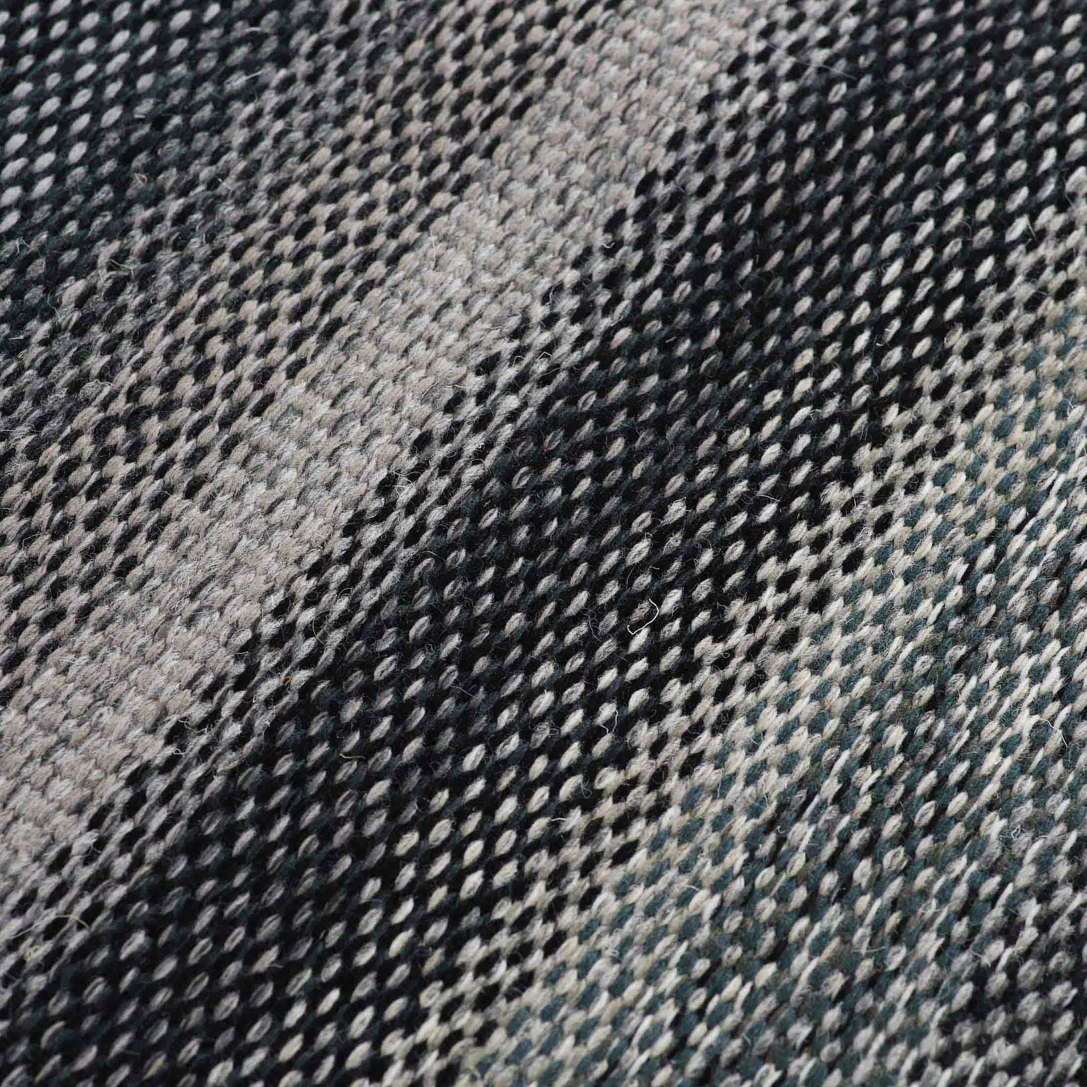 【アウトレット】KASTHALL（カスタール） / HARVEST（ハーベスト）/ブラック＆グレイ（170cm×240cm） / 1015711 / ラグ