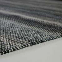 【アウトレット】KASTHALL（カスタール） / HARVEST（ハーベスト）/ブラック＆グレイ（170cm×240cm） / 1015711 / ラグ