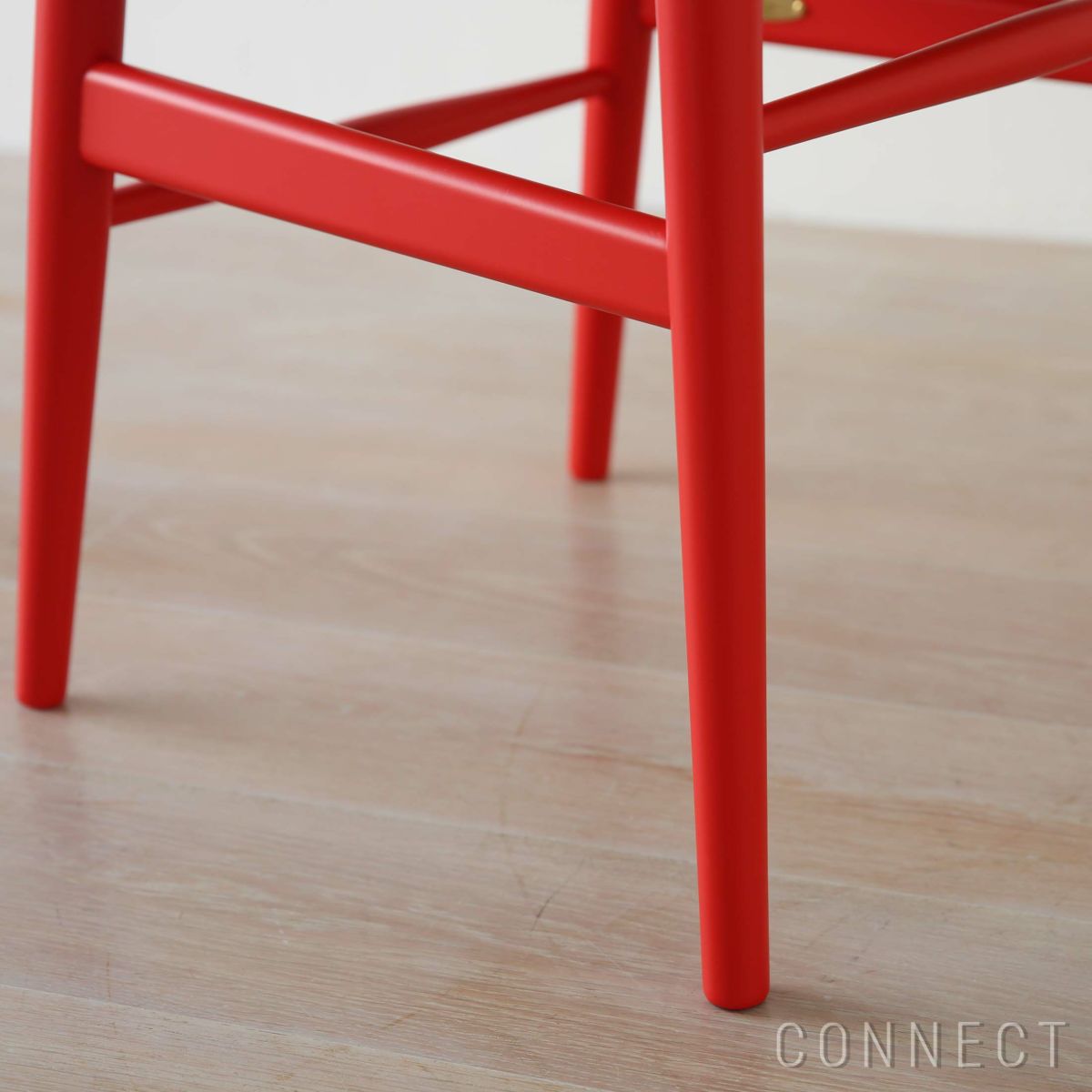 【ウェグナー展限定モデル】CH24 / Yチェア（ワイチェア） ビーチ材・ソフト仕上げ SH45cm / オリジナル真鍮プレート付 / CARL HANSEN & SON （カール・ハンセン＆サン）