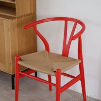 【ウェグナー展限定モデル】CH24 / Yチェア（ワイチェア） ビーチ材・ソフト仕上げ SH45cm / オリジナル真鍮プレート付 / CARL HANSEN & SON （カール・ハンセン＆サン）