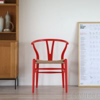 【ウェグナー展限定モデル】CH24 / Yチェア（ワイチェア） ビーチ材・ソフト仕上げ SH45cm / オリジナル真鍮プレート付 / CARL HANSEN & SON （カール・ハンセン＆サン）