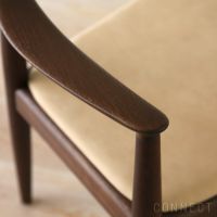 【ウェグナー展限定モデル】PP Mobler（PPモブラー） / PP503 The Chair（ザ チェア） / オーク材・スモークドオーク仕上げ / ヌバックレザー / オリジナル真鍮プレート付