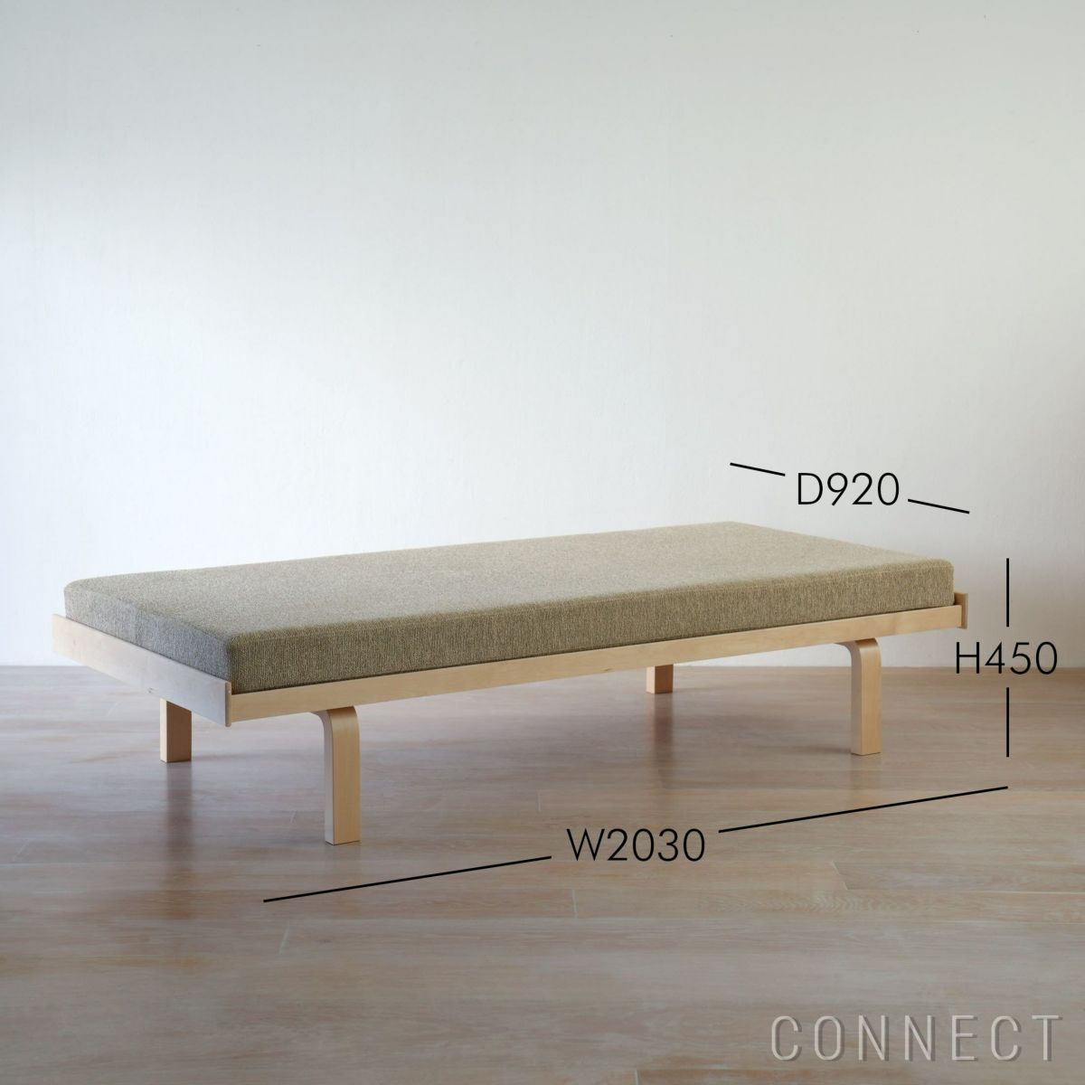 Artek（アルテック） / DAY BED 710（デイベッド） / マットレス＋フレーム / Moss 0020【CONNECTオリジナル】