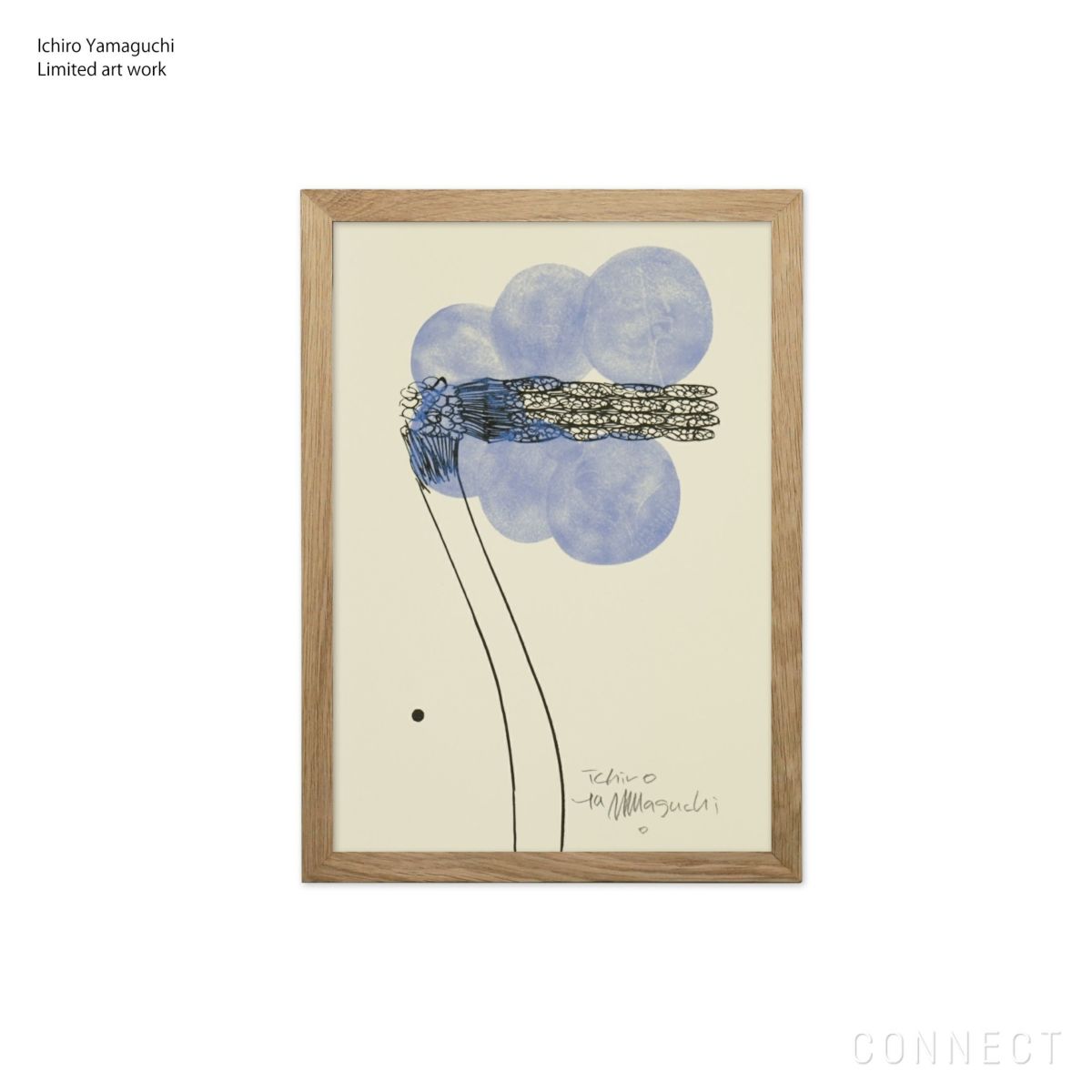 山口一郎 / Giclee（ジクレー印刷）「花 / S-09」 / Sサイズ / アートポスター