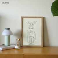 山口一郎 / Giclee（ジクレー印刷）「シュナウザー」 / Sサイズ