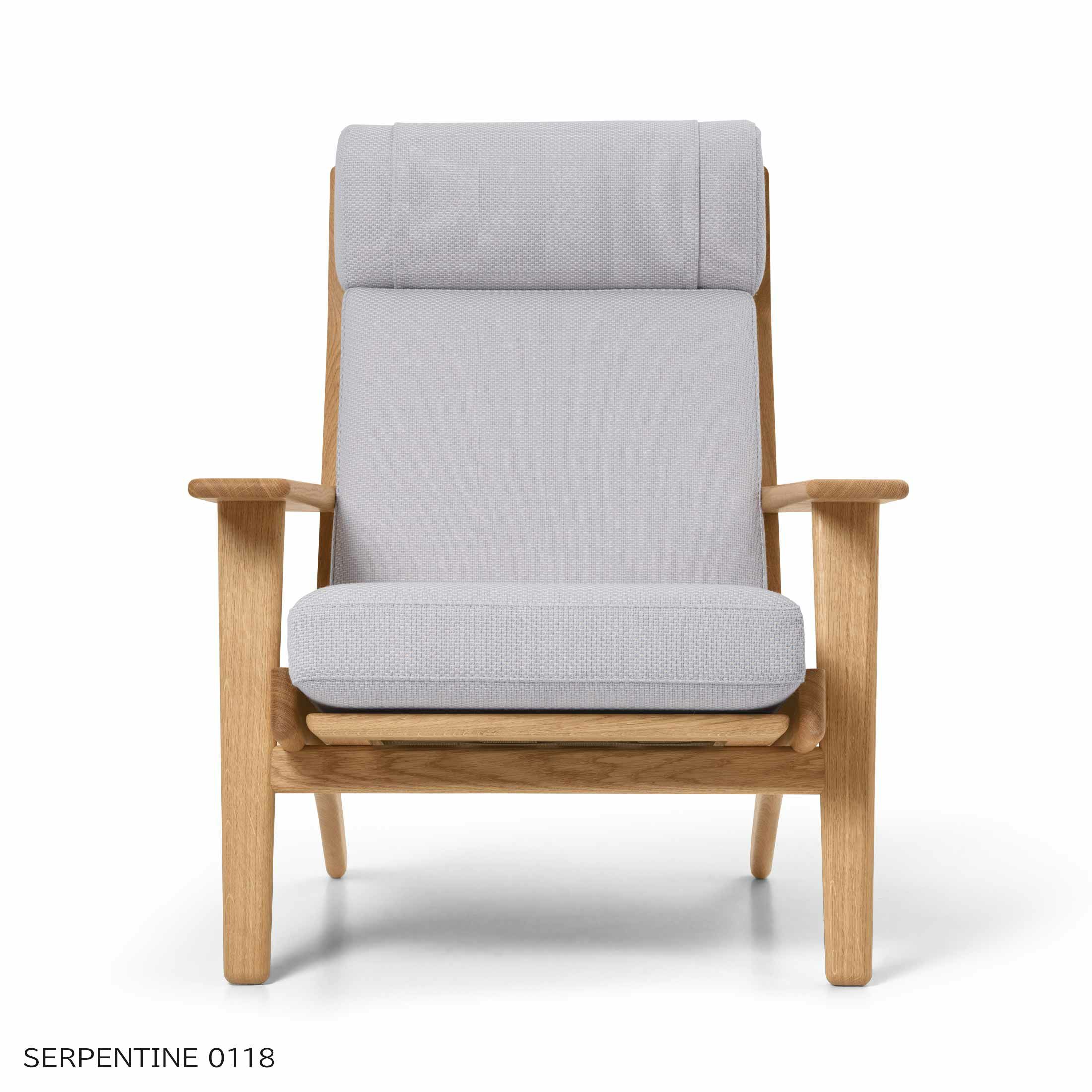 CARL HANSEN & SON（カール・ハンセン＆サン） / CH291 ラウンジチェア / オーク材・オイル仕上げ / SERPENTINE 0118 / CH290 SERIES / ハイバック