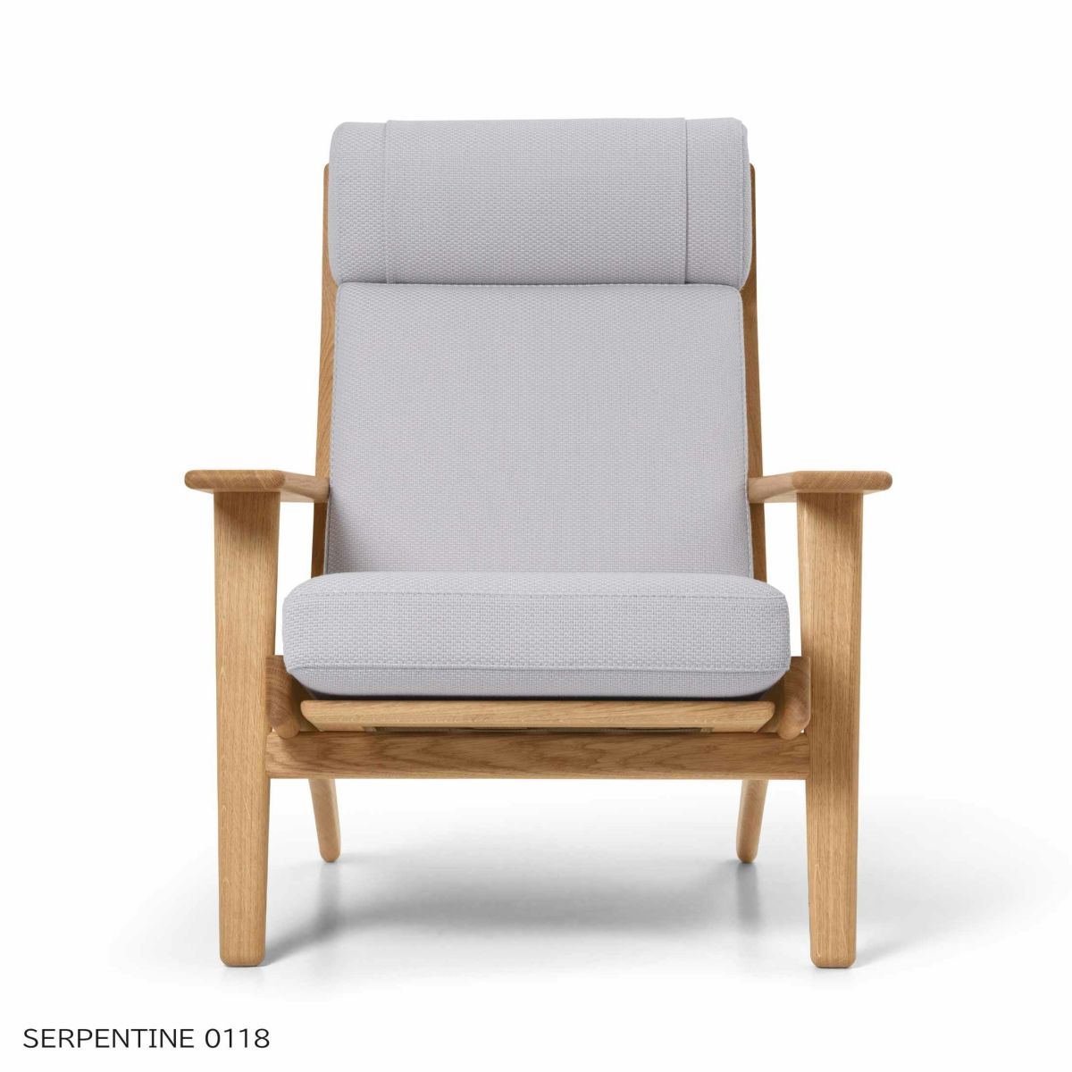 CARL HANSEN & SON（カール・ハンセン＆サン） / CH291 ラウンジチェア / オーク材・オイル仕上げ / SERPENTINE 0118 / CH290 SERIES / ハイバック