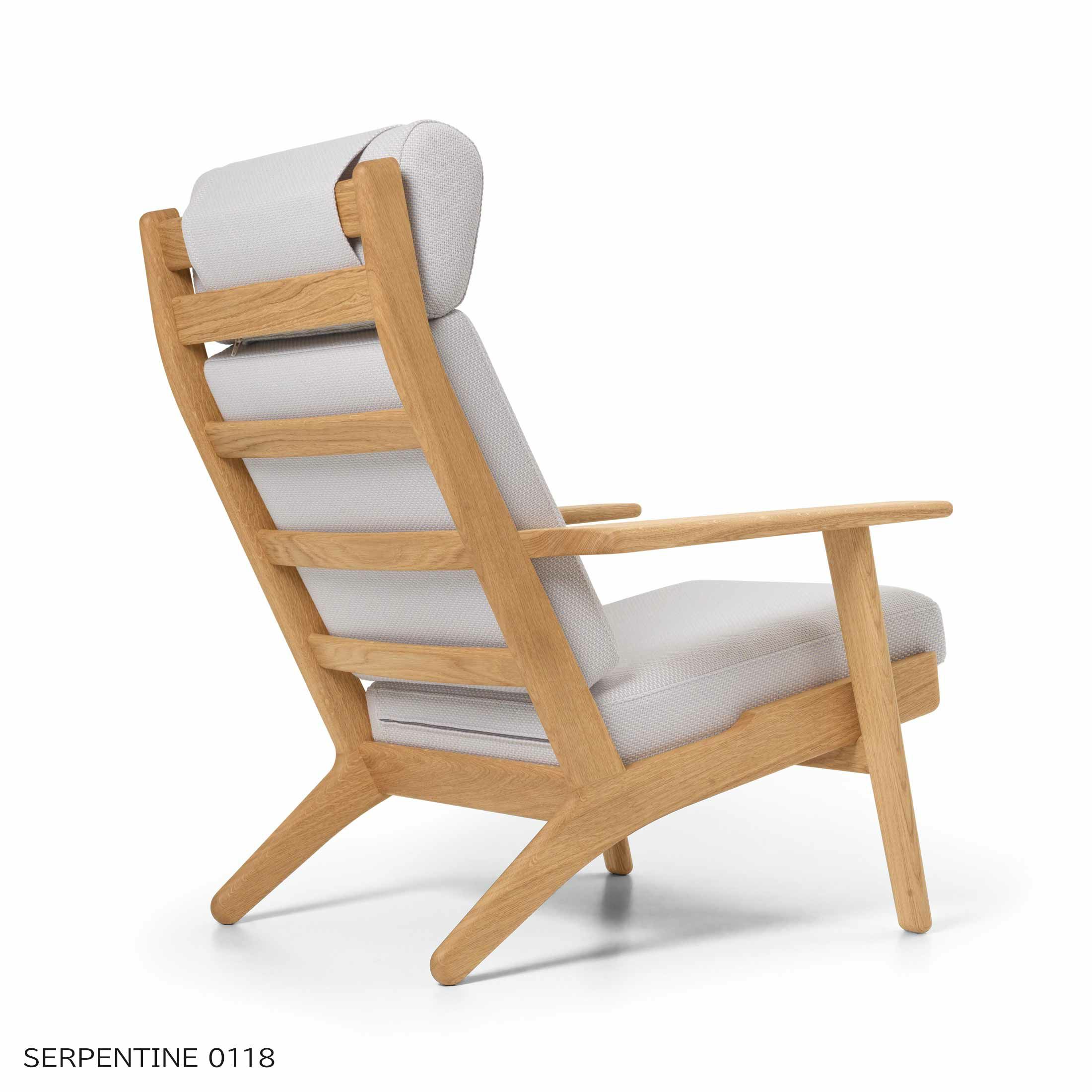 CARL HANSEN & SON（カール・ハンセン＆サン） / CH291 ラウンジチェア / オーク材・オイル仕上げ / SERPENTINE 0118 / CH290 SERIES / ハイバック