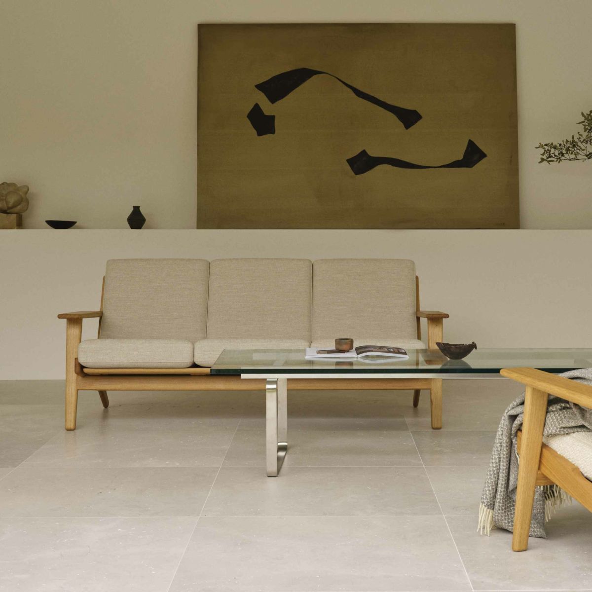 CARL HANSEN & SON（カール・ハンセン＆サン） / CH293 ソファ / オーク材・オイル仕上げ / ZR ANTONI 10968 / CH290 SERIES / 3人掛け