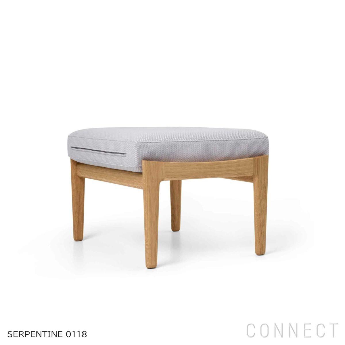 CARL HANSEN & SON（カール・ハンセン＆サン） / CH290F フットスツール / オーク材・オイル仕上げ / SERPENTINE 0118 / CH290 SERIES