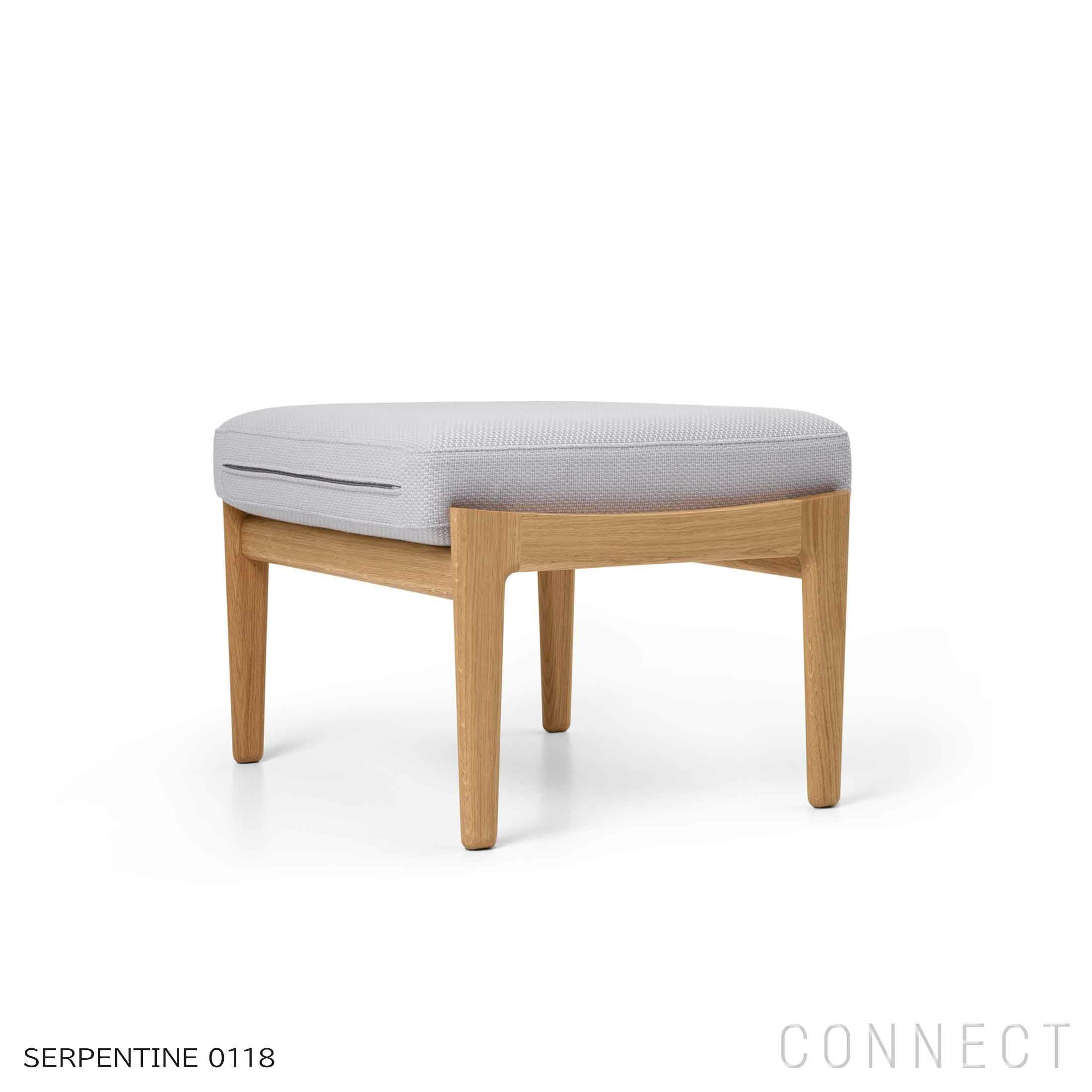 CARL HANSEN & SON（カール・ハンセン＆サン） / CH290F フットスツール / オーク材・オイル仕上げ / SERPENTINE 0118 / CH290 SERIES