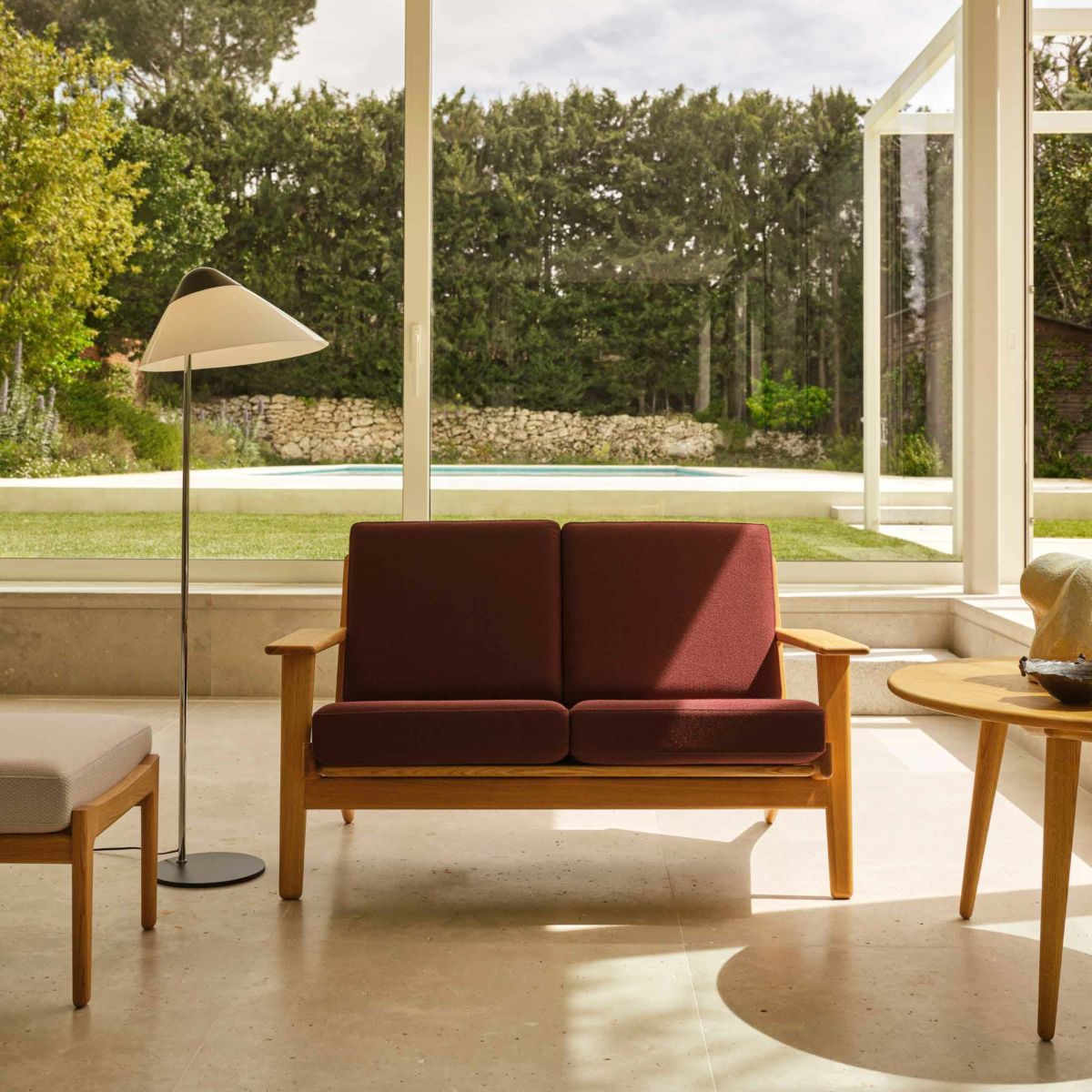 CARL HANSEN & SON（カール・ハンセン＆サン） / CH292 ソファ / オーク材・オイル仕上げ / VIDAR 0693 / CH290 SERIES / 2人掛け