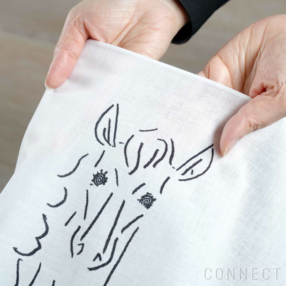 【数量限定】山口一郎描きおろし / 午（うま）ハンカチ《メール便のみ送料無料》