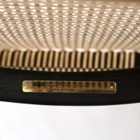 PP Mobler（PPモブラー） / PP501 Round Chair（ラウンドチェア） / The Chair（ザ チェア） / ウェンジ材・クリアオイル仕上げ /Cane seat（籐張り） / 真鍮プレート付