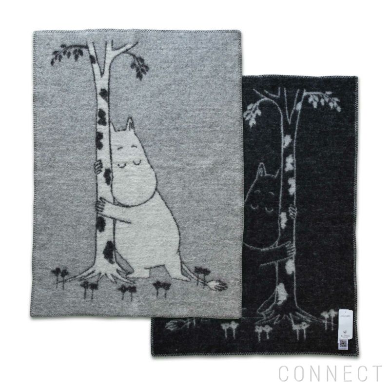 【リビングキャンペーンpt10倍】KLIPPAN（クリッパン） ウールブランケット〈ムーミンツリーハグ〉 ミニサイズ　65×90cm