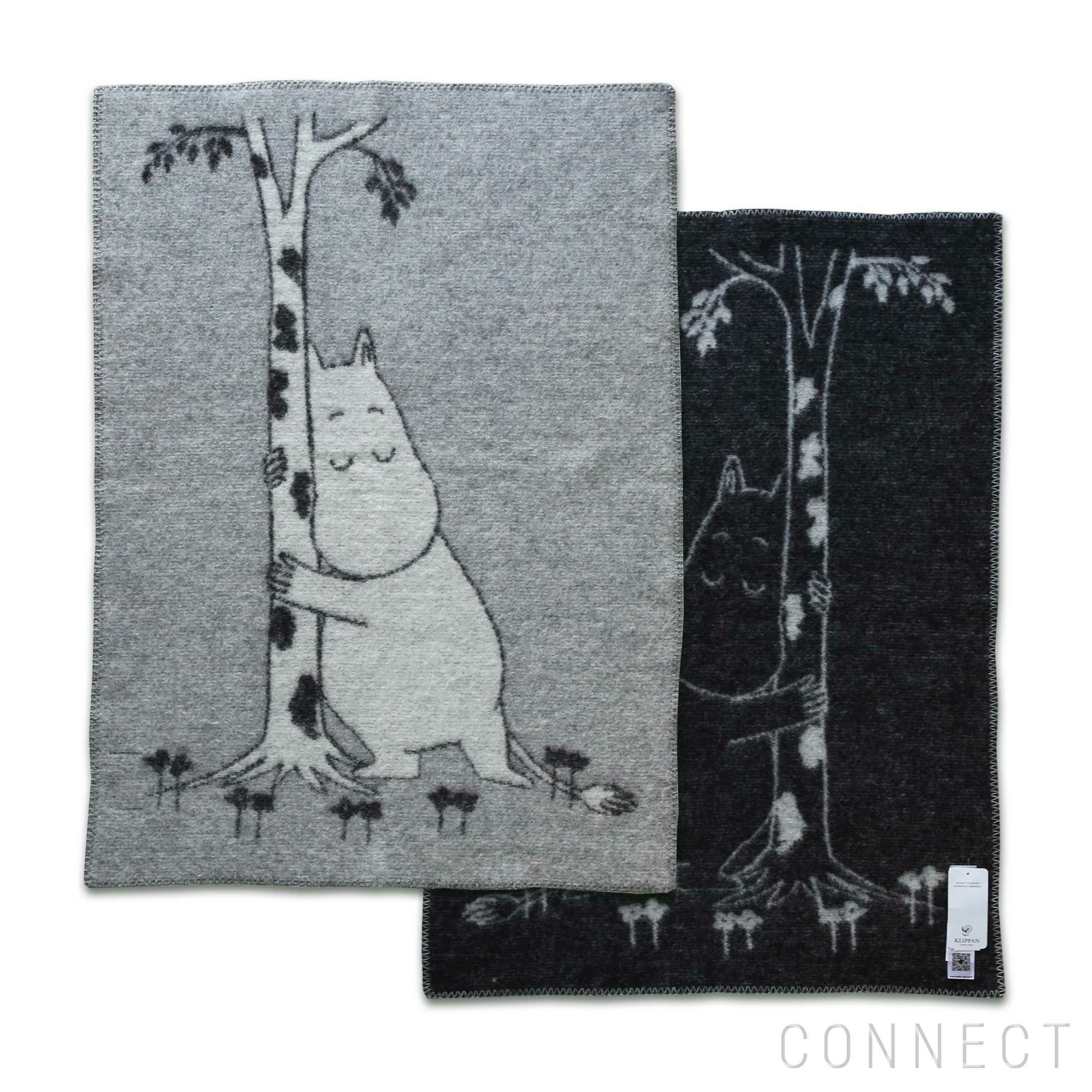 【リビングキャンペーンpt10倍】KLIPPAN（クリッパン） ウールブランケット〈ムーミンツリーハグ〉 ミニサイズ　65×90cm