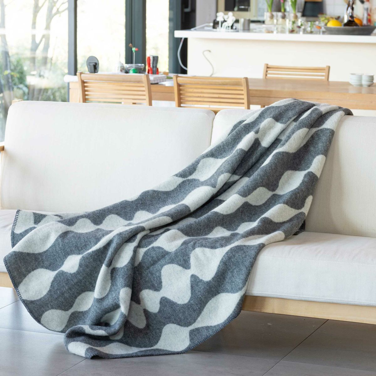 KLIPPAN（クリッパン） / ウールブランケット / マーガレットローズ / シングルサイズ 130×180cm