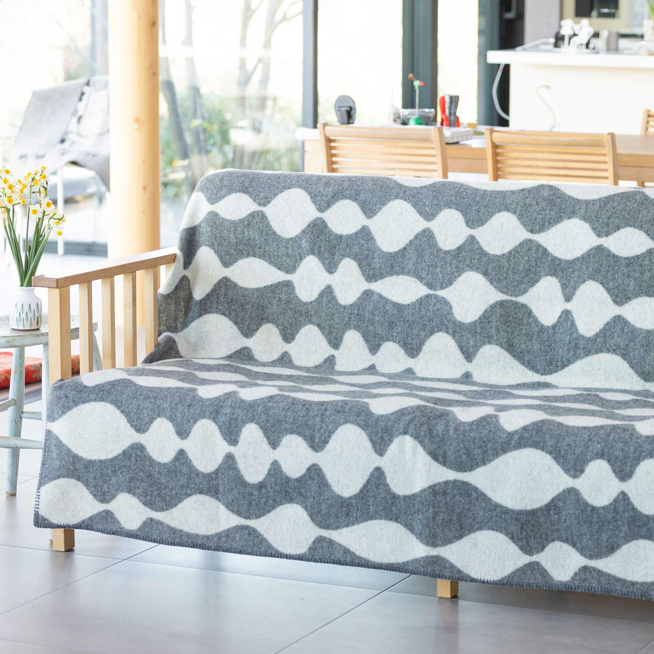 KLIPPAN（クリッパン） / ウールブランケット / マーガレットローズ / シングルサイズ 130×180cm