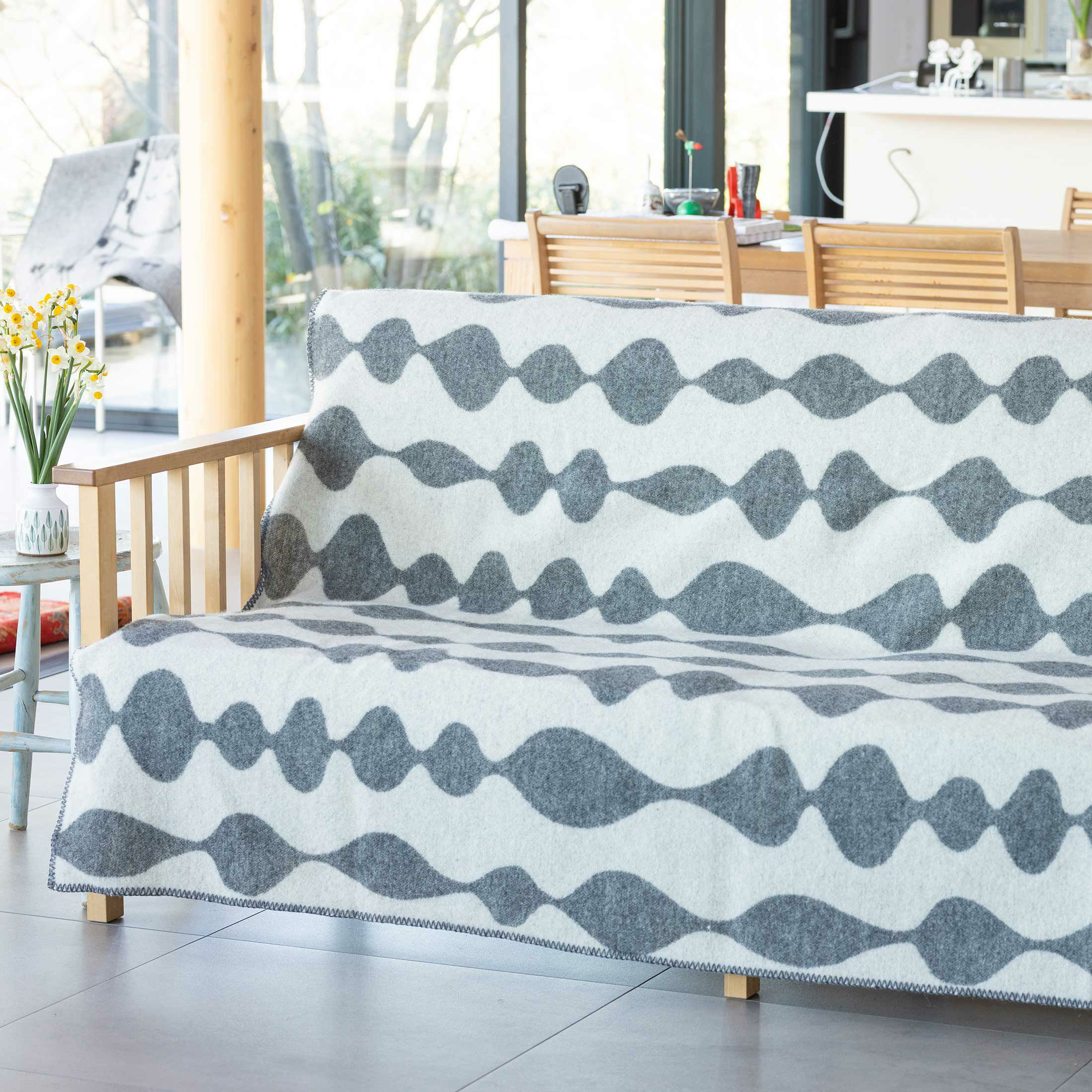 KLIPPAN（クリッパン） / ウールブランケット / マーガレットローズ / シングルサイズ 130×180cm