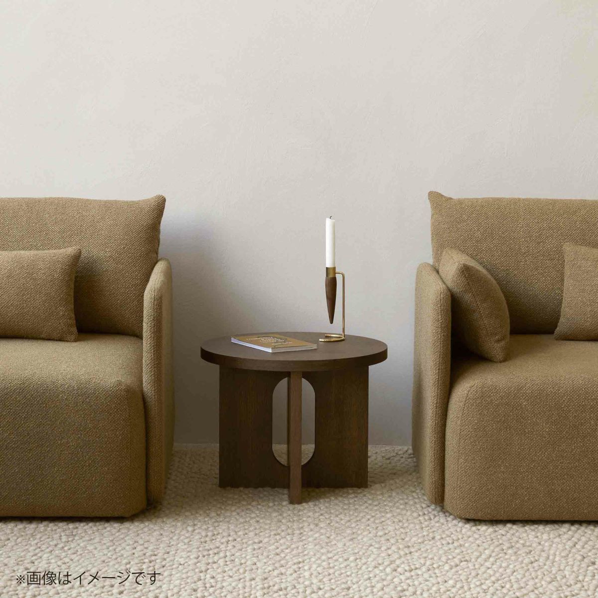 Audo Copenhagen（オドー・コペンハーゲン） / ANDROGYNE SIDE TABLE（アンドロジーン サイドテーブル）Φ50 / Natural Oak / サイドテーブル