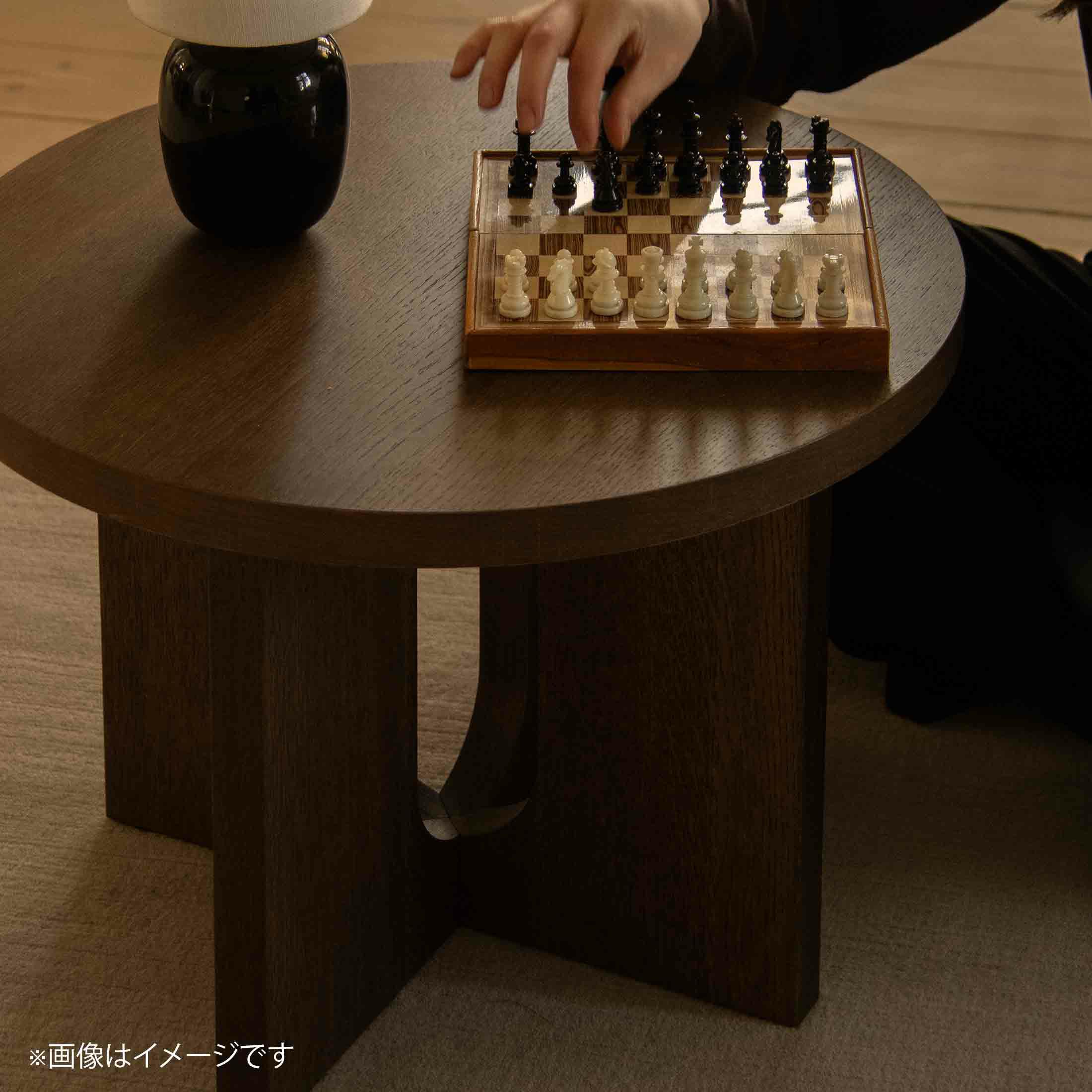 Audo Copenhagen（オドー・コペンハーゲン） / ANDROGYNE SIDE TABLE（アンドロジーン サイドテーブル）Φ50 / Darkstaind Oak / サイドテーブル