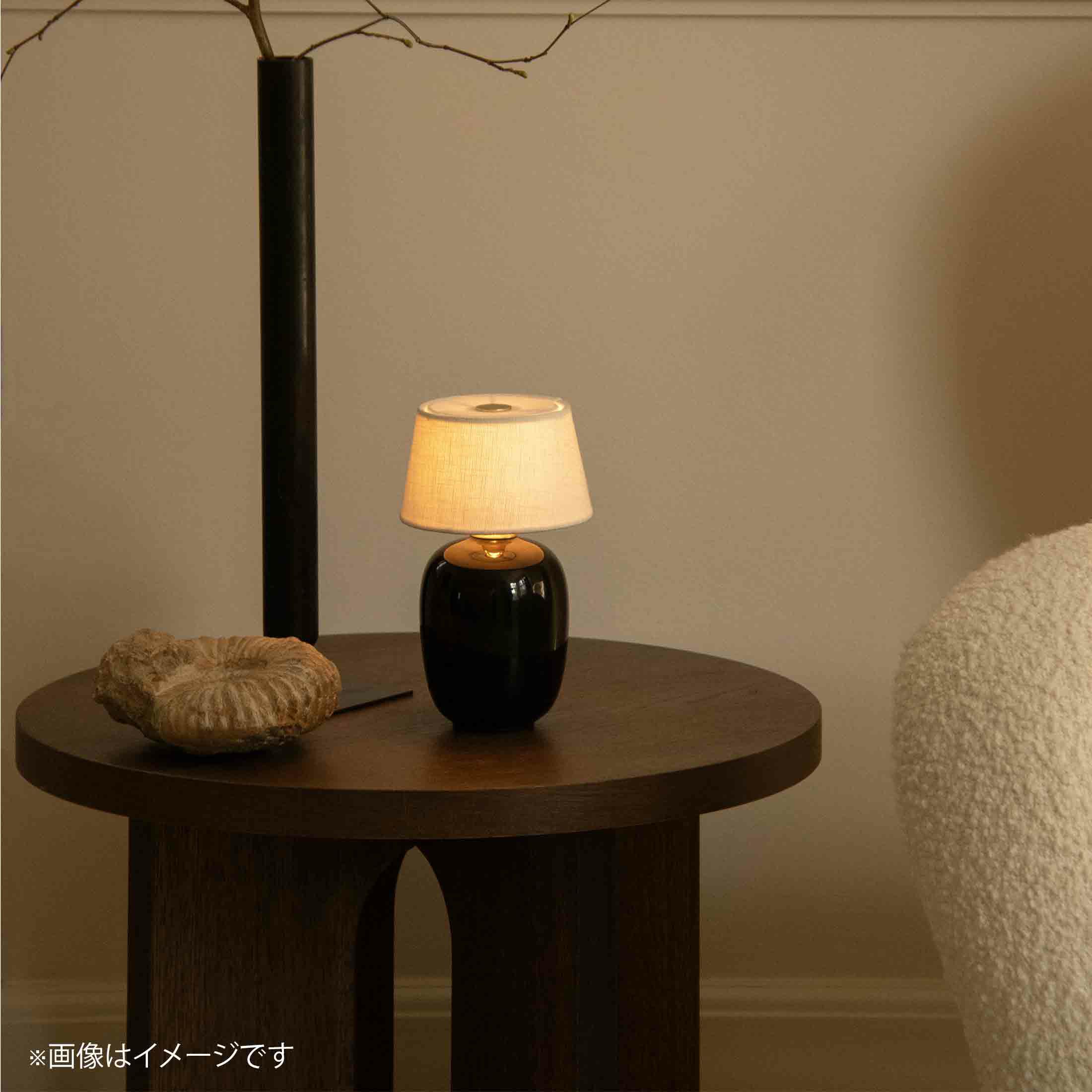 Audo Copenhagen（オドー・コペンハーゲン） / ANDROGYNE SIDE TABLE（アンドロジーン サイドテーブル）Φ50 / Darkstaind Oak / サイドテーブル