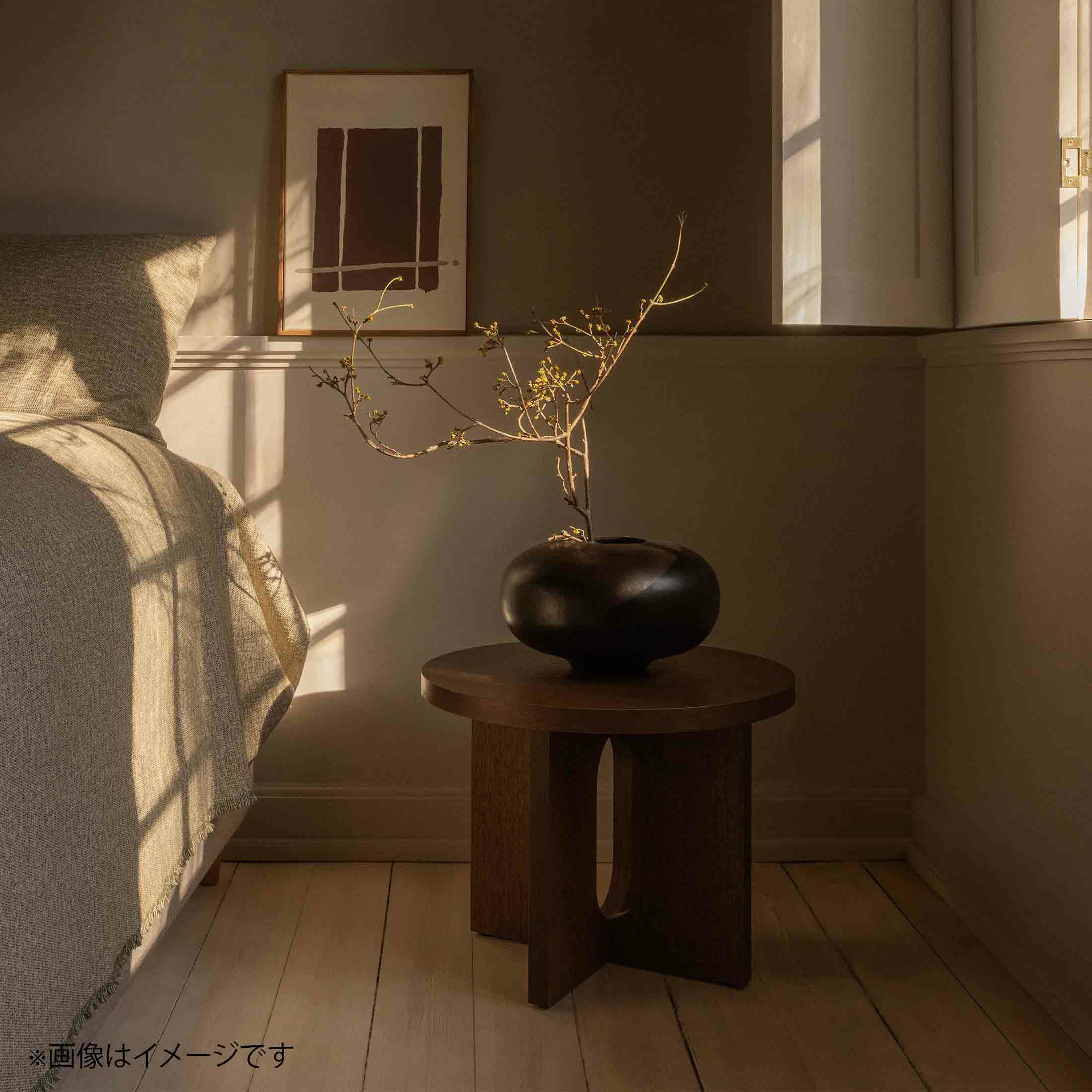 Audo Copenhagen（オドー・コペンハーゲン） / ANDROGYNE SIDE TABLE（アンドロジーン サイドテーブル）Φ50 / Walnut / サイドテーブル