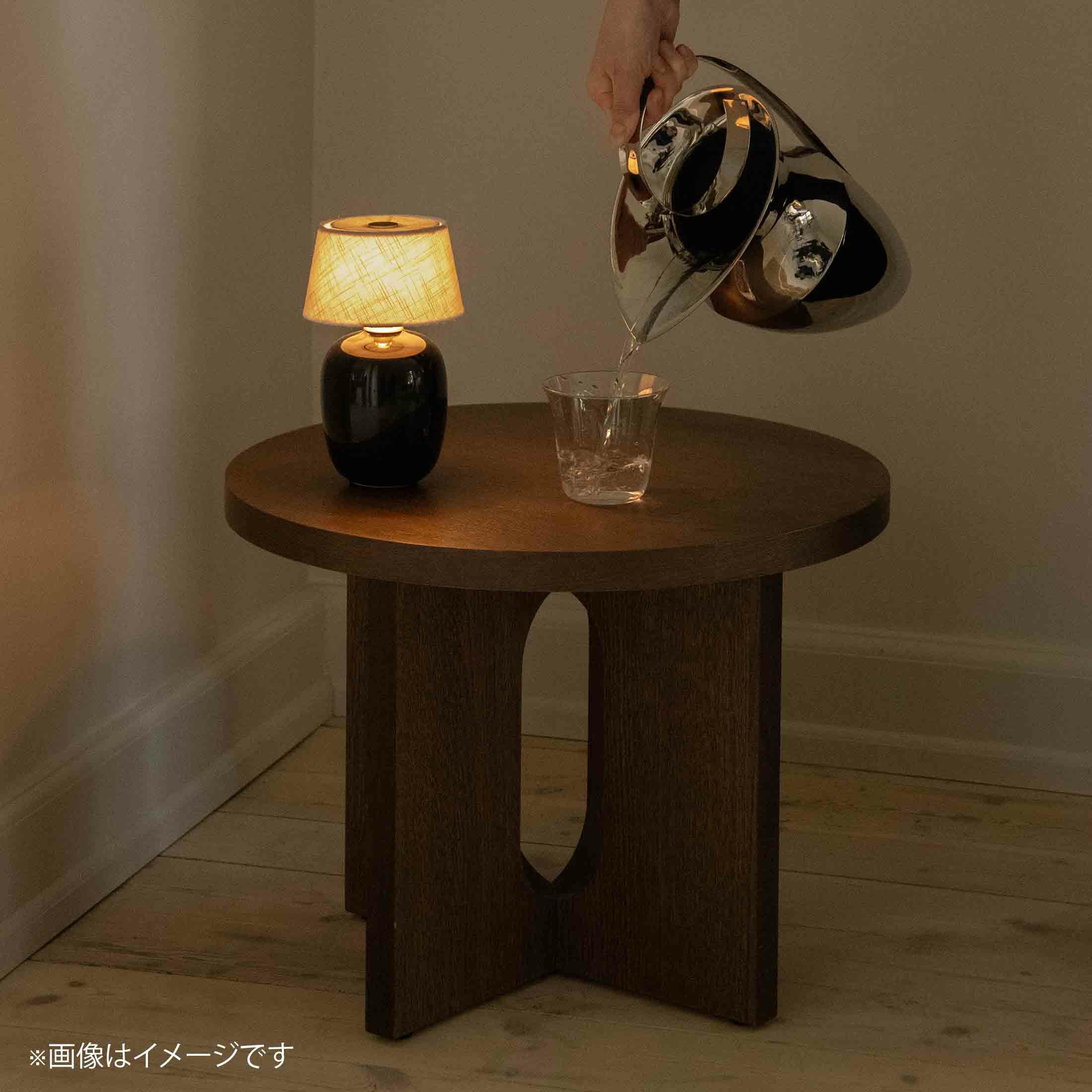 Audo Copenhagen（オドー・コペンハーゲン） / ANDROGYNE SIDE TABLE（アンドロジーン サイドテーブル）Φ50 / Walnut / サイドテーブル
