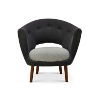 HOUSE OF FINN JUHL（ハウス・オブ・フィンユール） / WILLADSEN CHAIR（ウィラドセンチェア） / ウォルナット材・オイル仕上げ / Hallingdal 180・130（ハリンダル） / ラウンジチェア