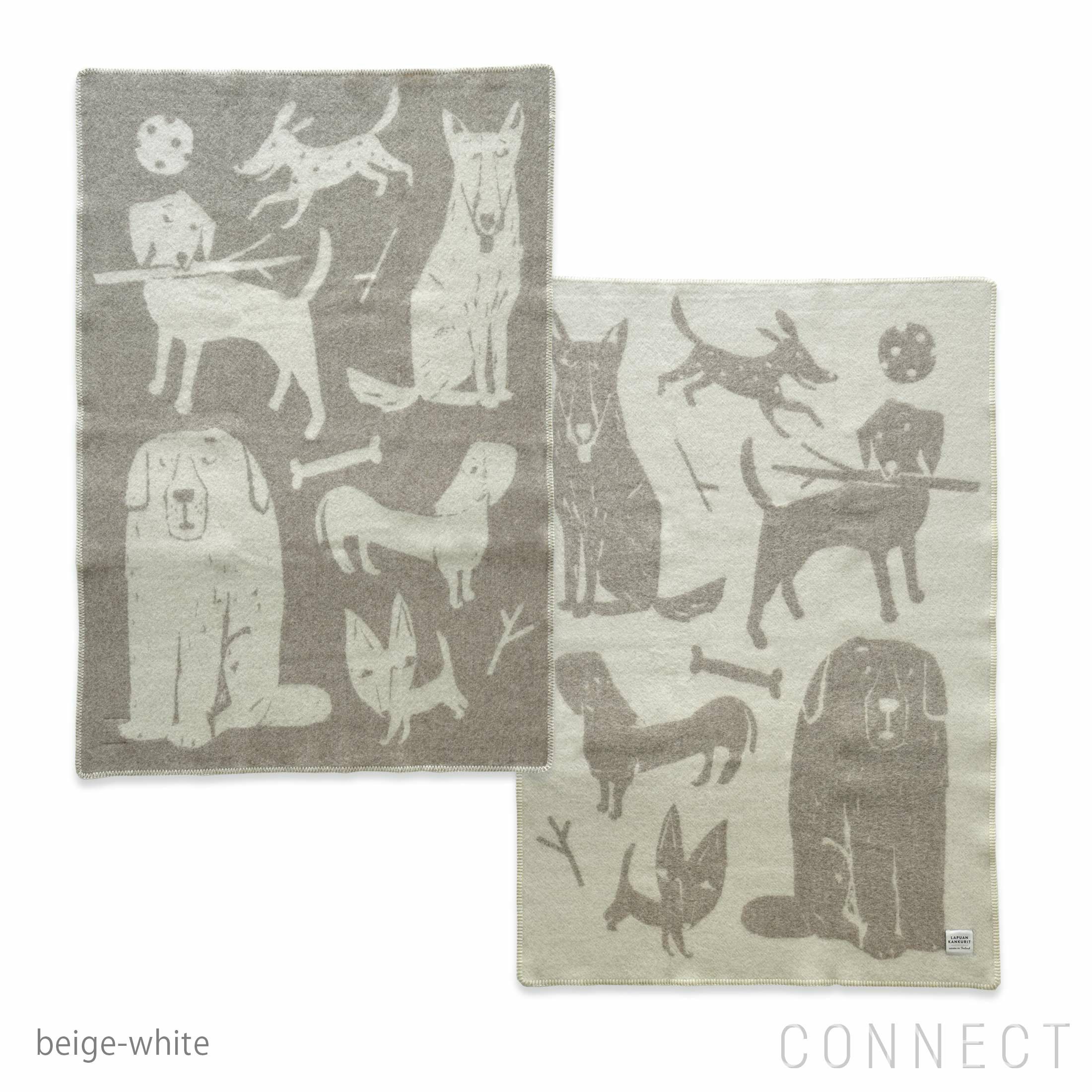 LAPUAN KANKURIT（ラプアン カンクリ） /KOIRAPUISTO（コイラプイスト） / ウールハーフブランケット / 90x130cm