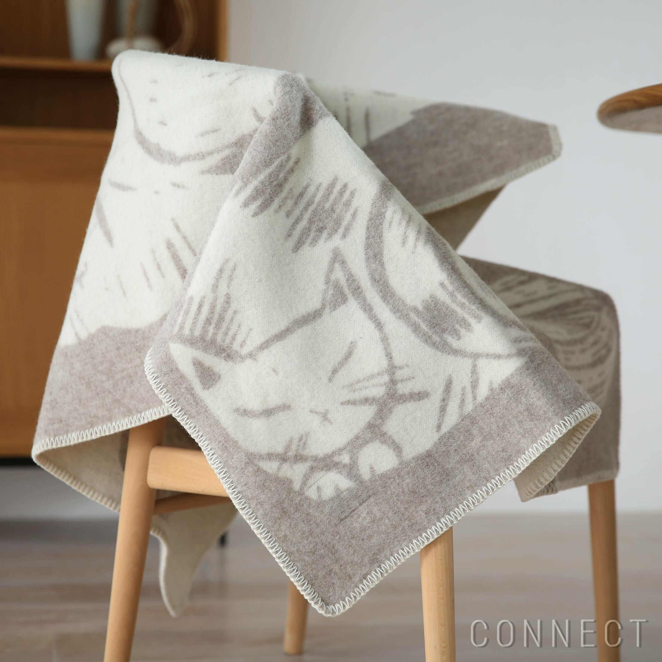 LAPUAN KANKURIT（ラプアン カンクリ） /KISSANPAIVAT（キッサンパイヴァット） / ウールハーフブランケット / 90x130cm