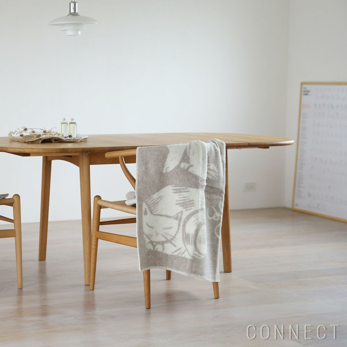 LAPUAN KANKURIT（ラプアン カンクリ） /KISSANPAIVAT（キッサンパイヴァット） / ウールハーフブランケット / 90x130cm