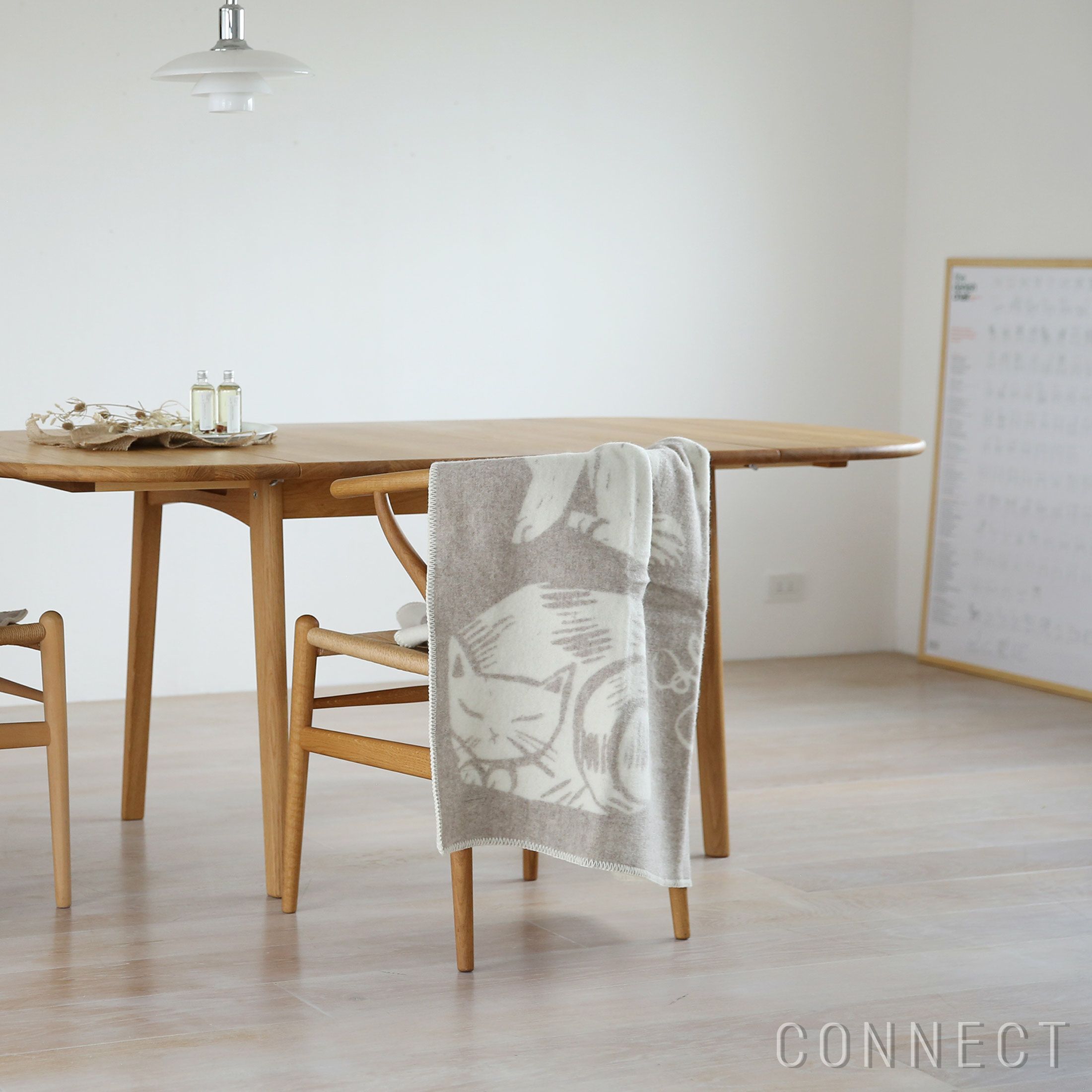 LAPUAN KANKURIT（ラプアン カンクリ） /KISSANPAIVAT（キッサンパイヴァット） / ウールハーフブランケット / 90x130cm