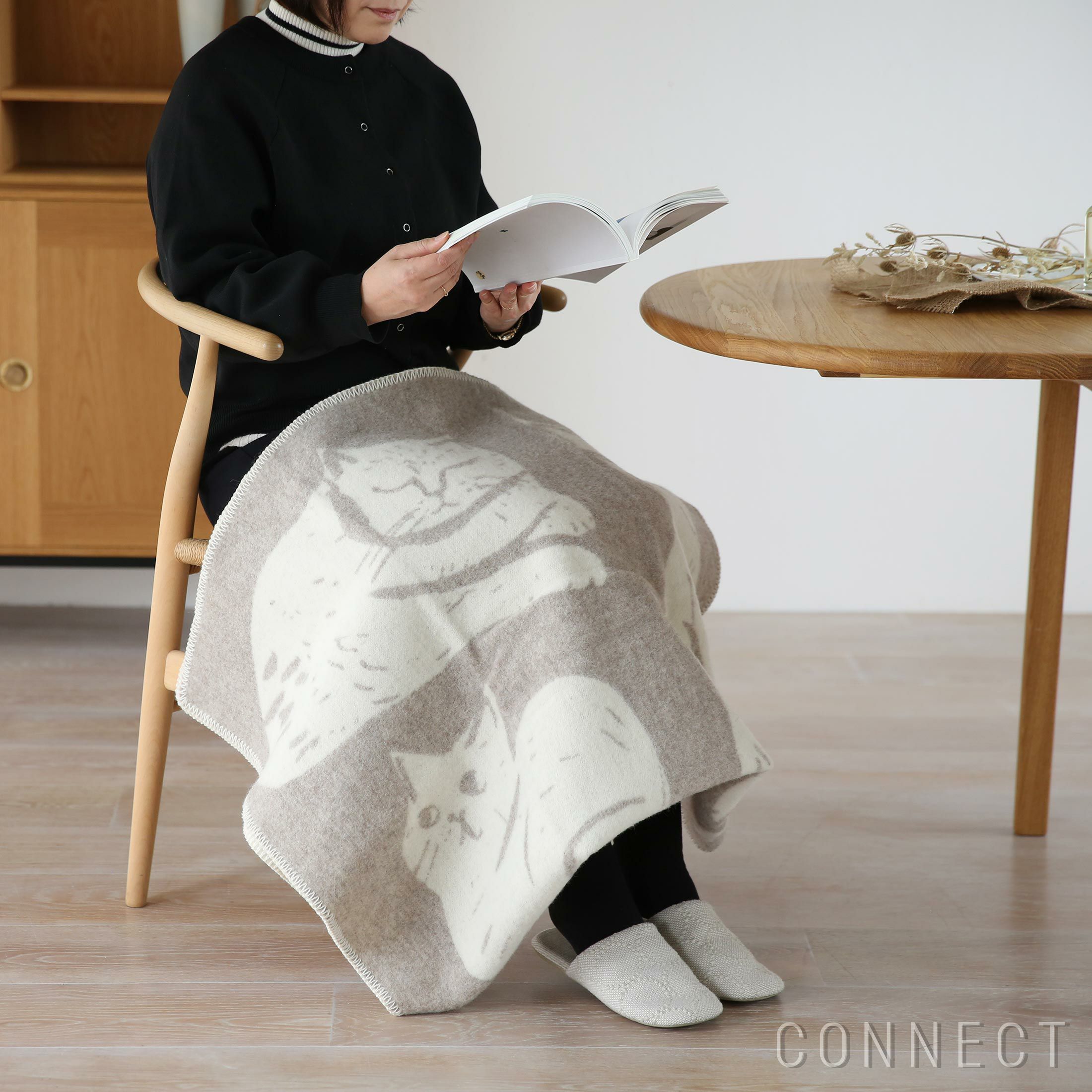 LAPUAN KANKURIT（ラプアン カンクリ） /KISSANPAIVAT（キッサンパイヴァット） / ウールハーフブランケット / 90x130cm