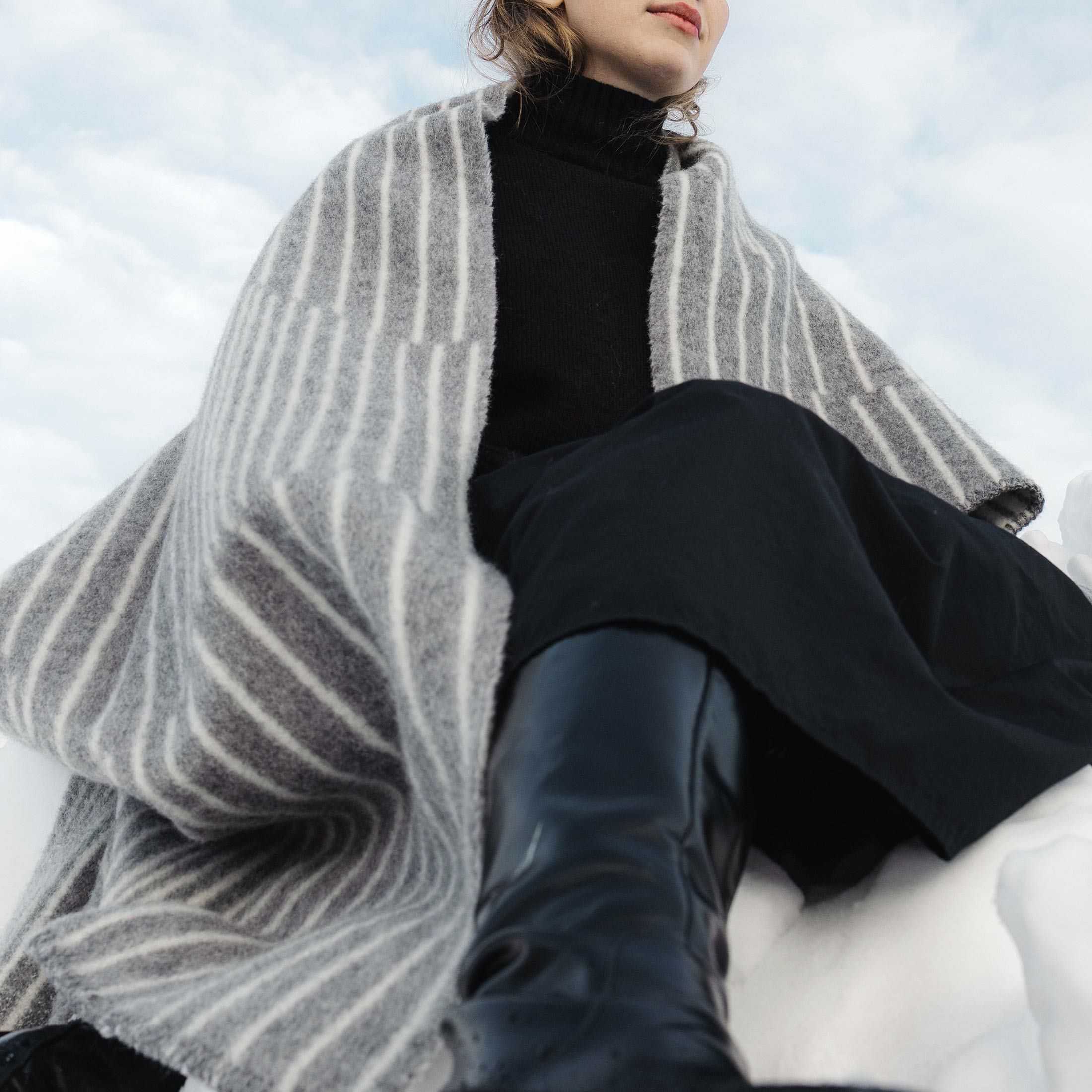  LAPUAN KANKURIT（ラプアン カンクリ） / AURORA（オーロラ） / ウールシングルブランケット / 130x180cm