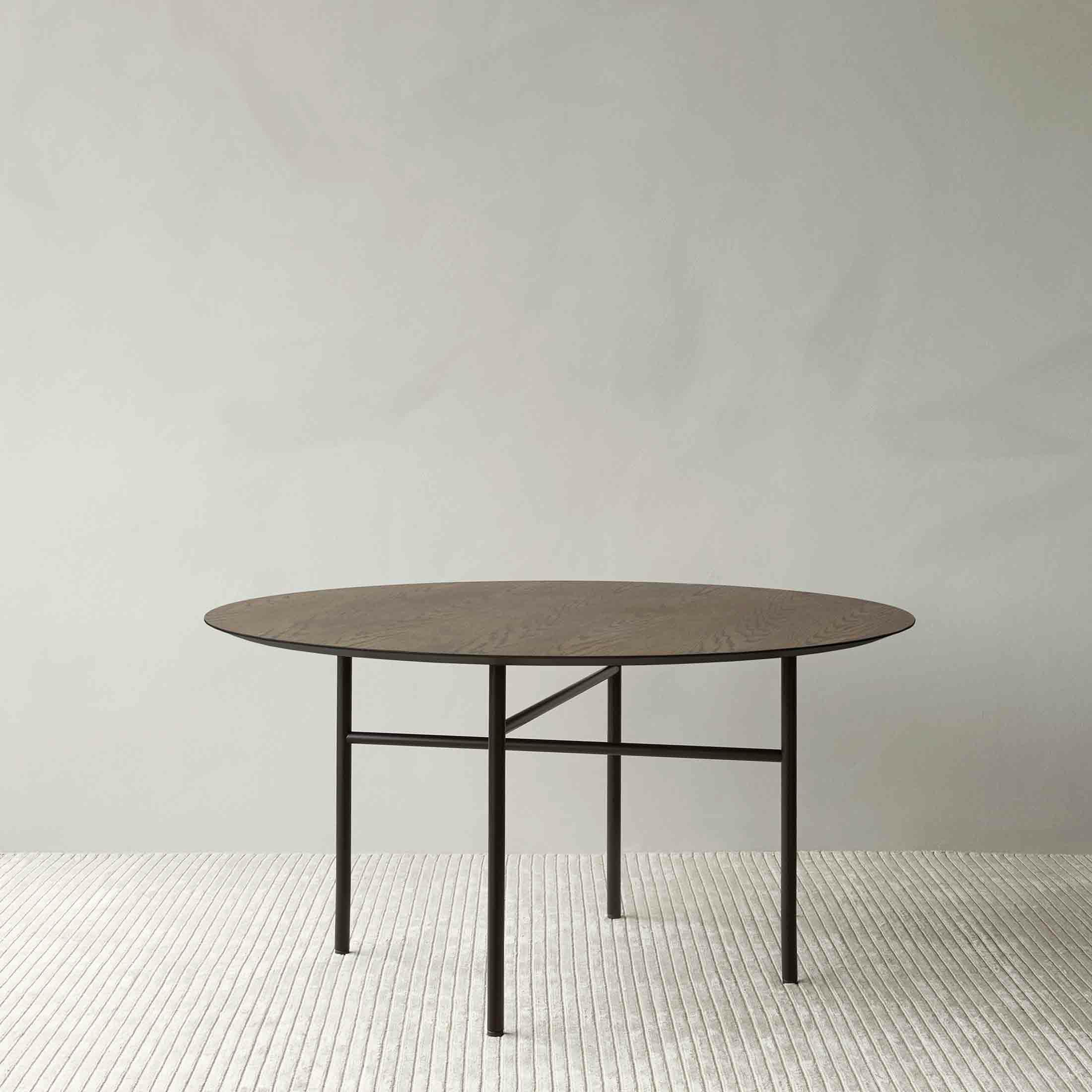 Audo Copenhagen（オドー・コペンハーゲン） /SNAREGADE DINING TABLEΦ120（スネアゲイド ダイニングテーブル） / ダークステインドオーク / テーブル