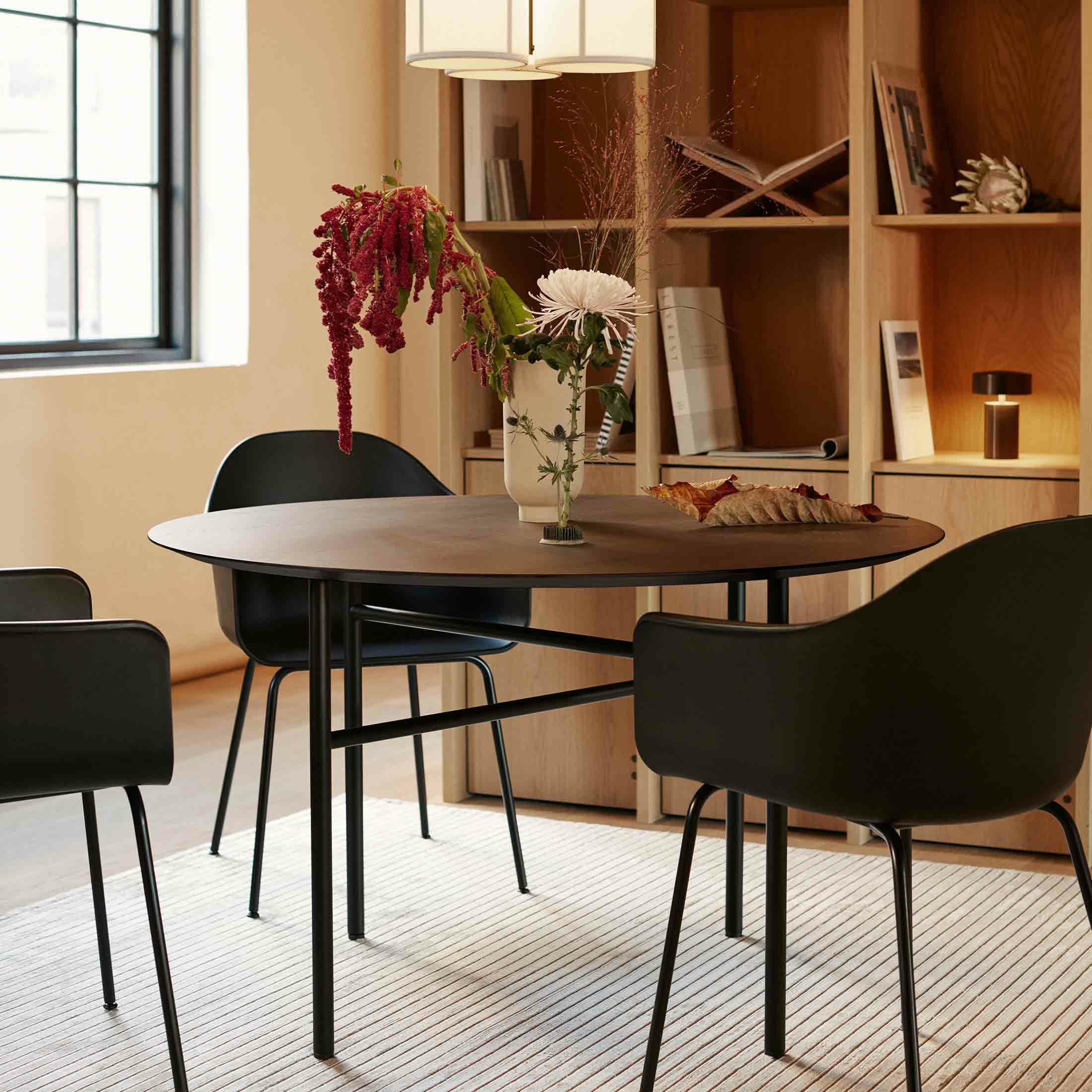 Audo Copenhagen（オドー・コペンハーゲン） /SNAREGADE DINING TABLEΦ120（スネアゲイド ダイニングテーブル） / ダークステインドオーク / テーブル