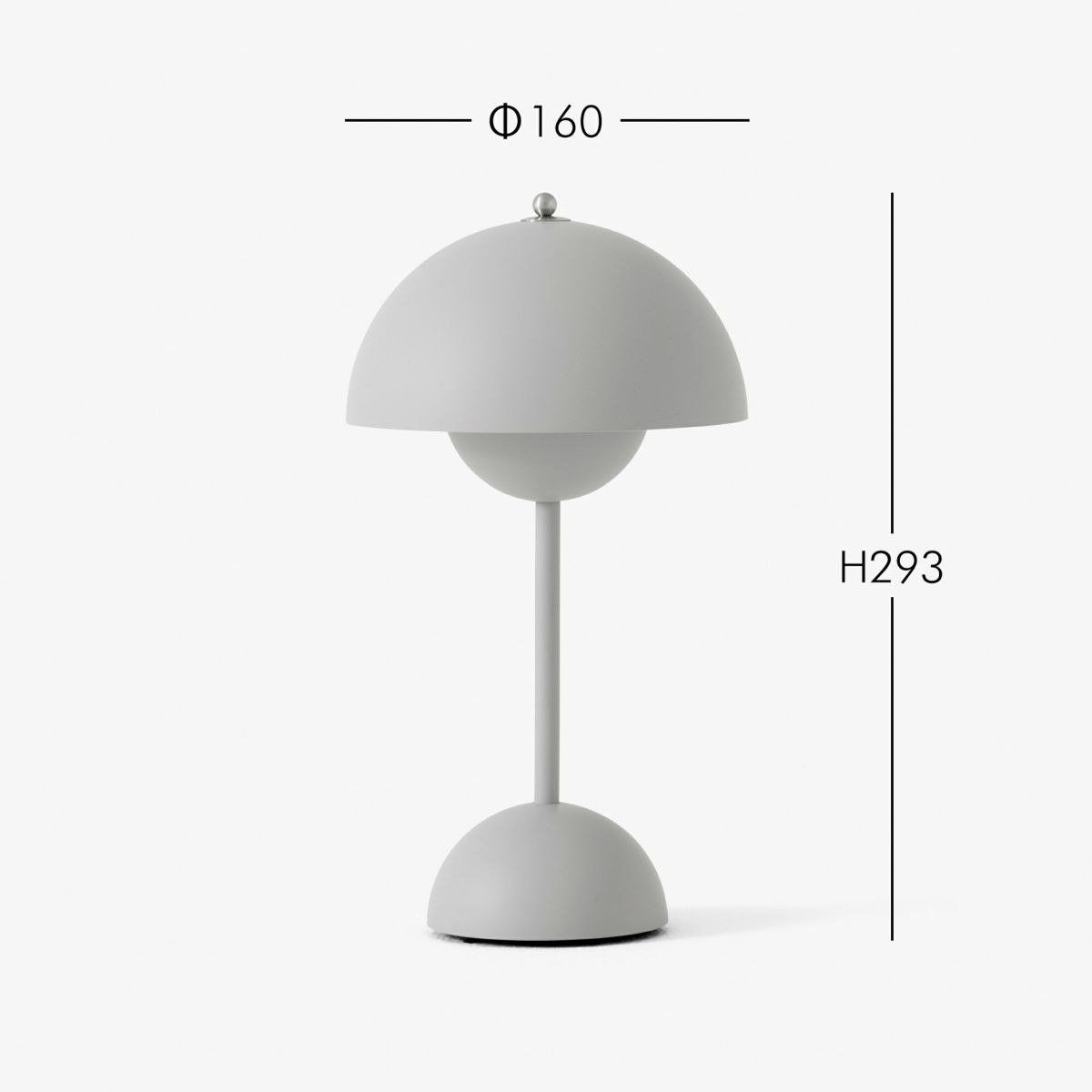 &Tradition（アンドトラディション） / Flowerpot Portable VP9 MG（フラワーポット ポータブル VP9 MG） / マットカラー / 全3色 / テーブルランプ