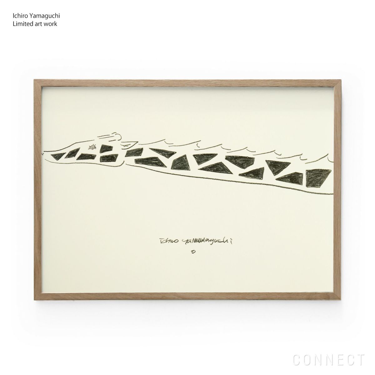 山口一郎 / Giclee（ジクレー印刷）「キリン」 / Lサイズ / アートポスター