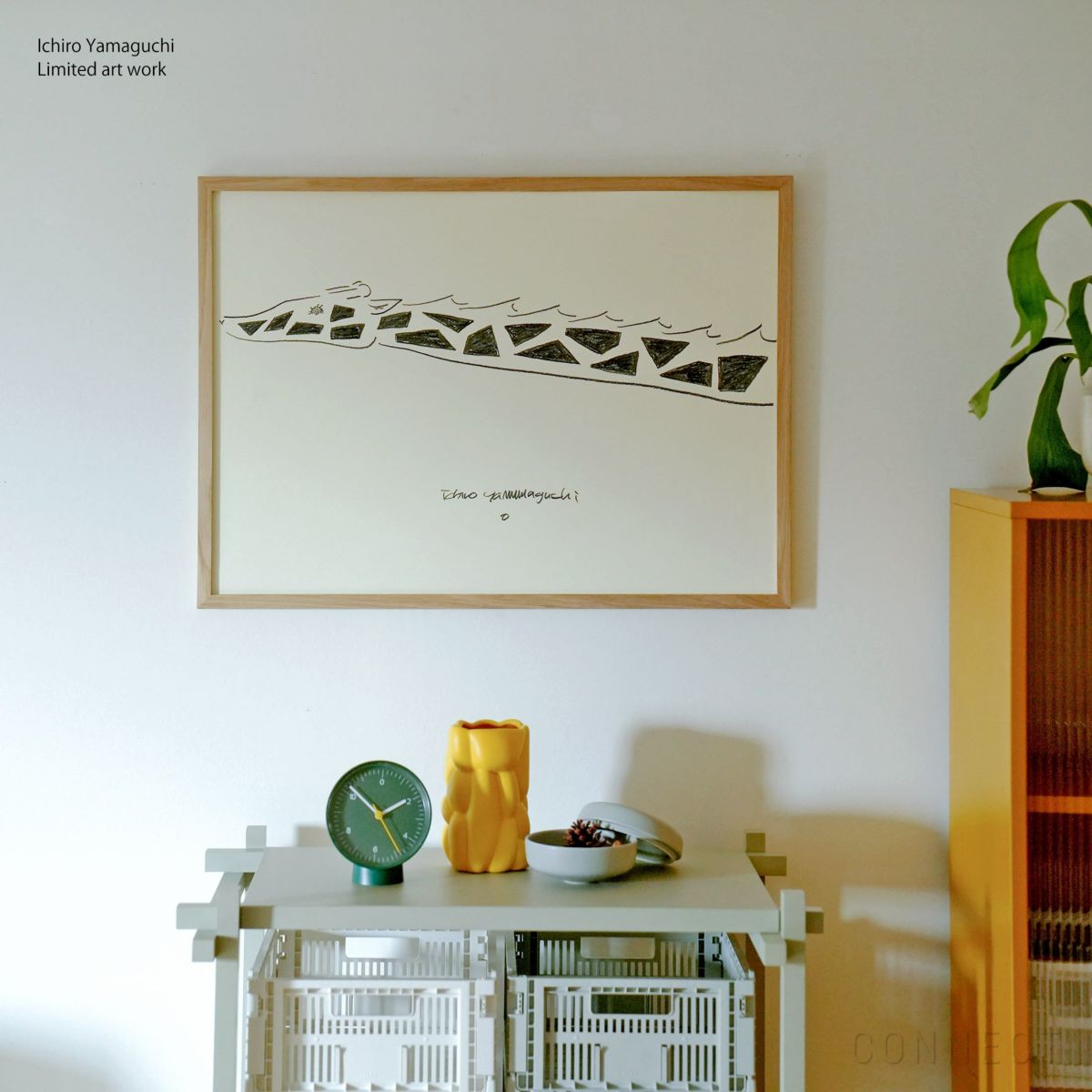 山口一郎 / Giclee（ジクレー印刷）「キリン」 / Lサイズ / アートポスター