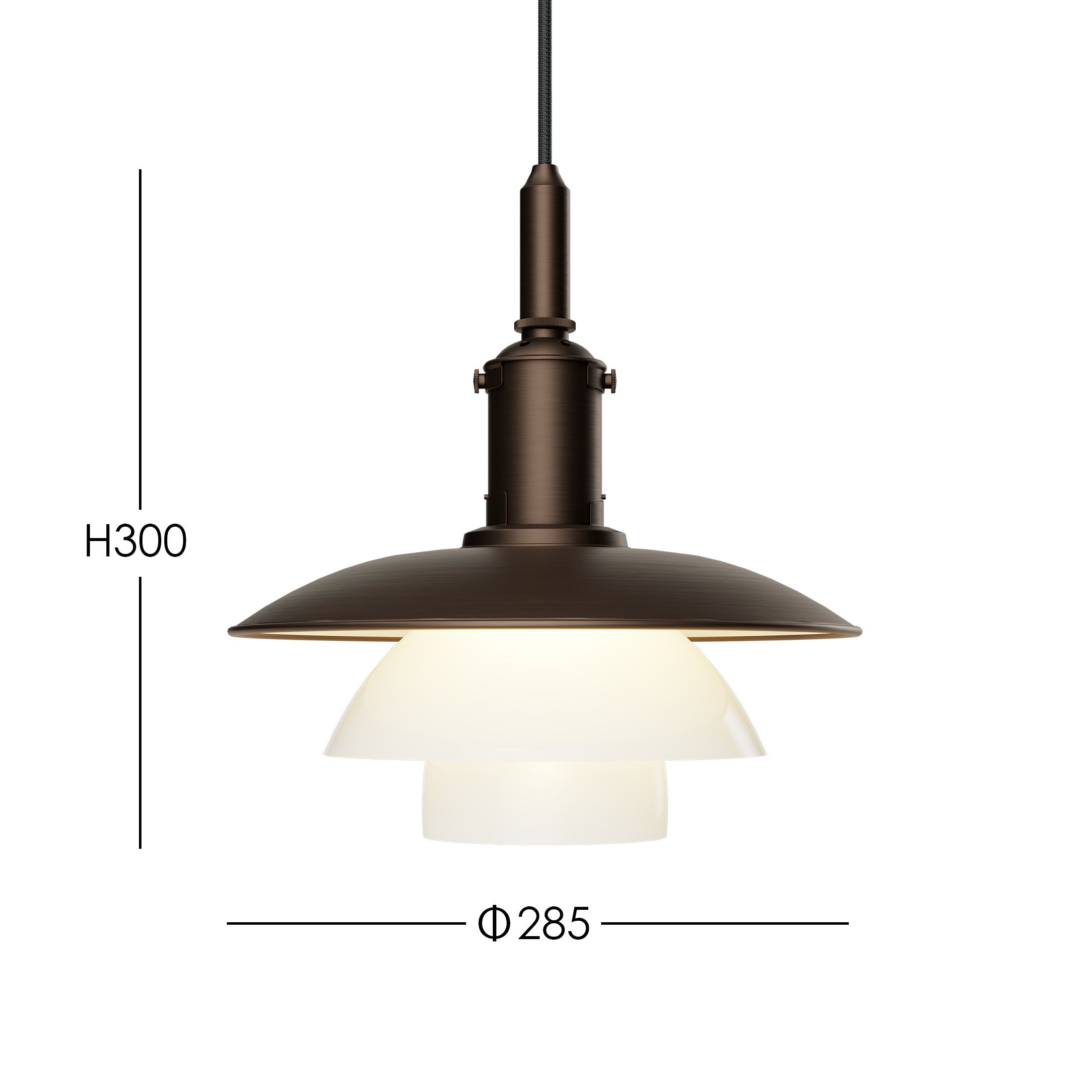 Louis Poulsen（ルイスポールセン） / PH 3/3 Aged Brass Opal Pendant（エイジド・ブラス オパール ペンダント） / ペンダントライト