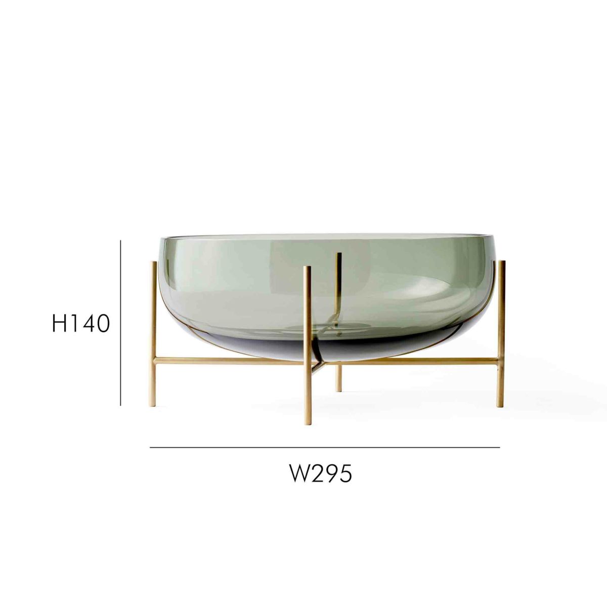 【Audo灯りCP】Audo Copenhagen（オドー・コペンハーゲン） / ÉCHASSE BOWL （エシャスボウル） / Smoked Glass