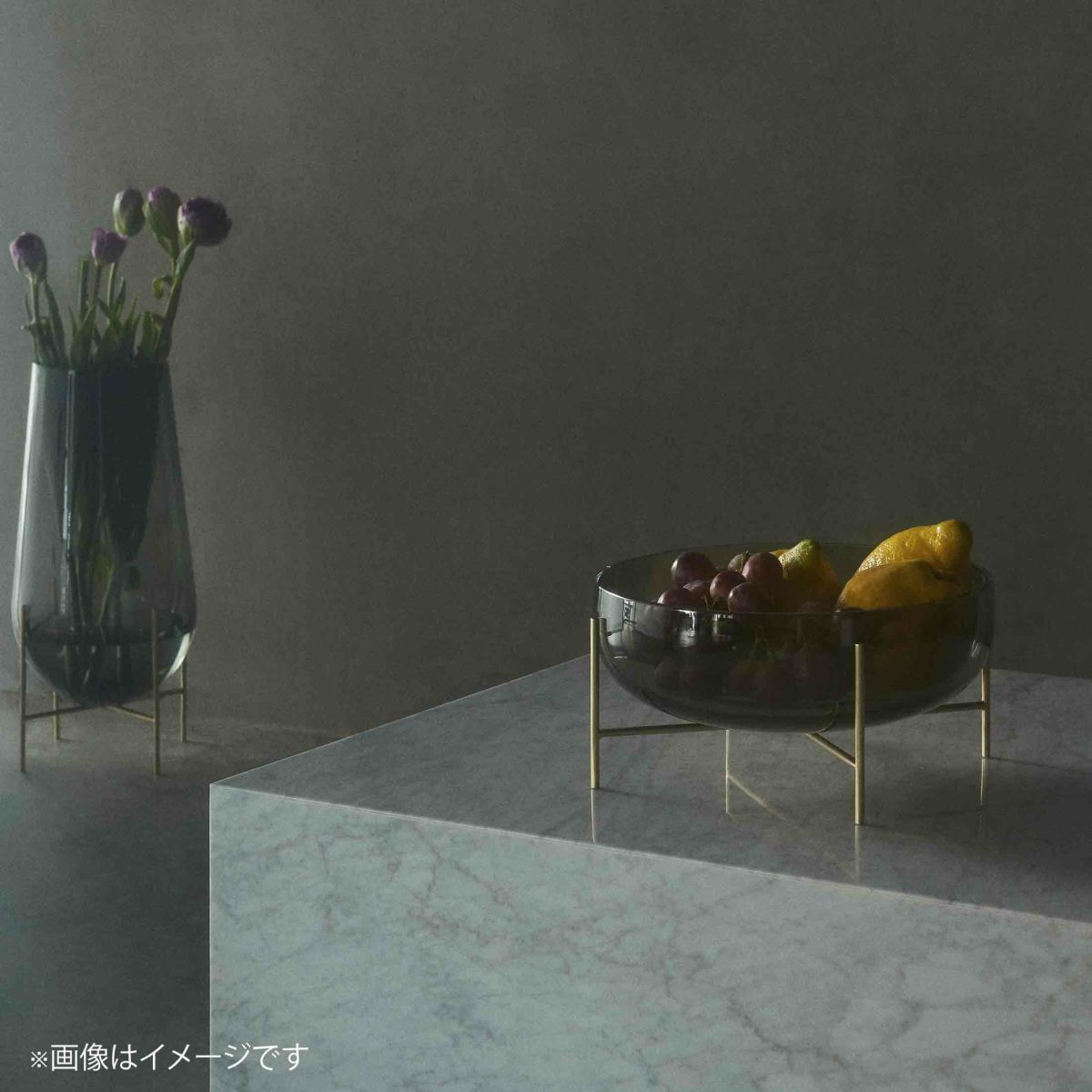 【Audo灯りCP】Audo Copenhagen（オドー・コペンハーゲン） / ÉCHASSE BOWL （エシャスボウル） / Smoked Glass